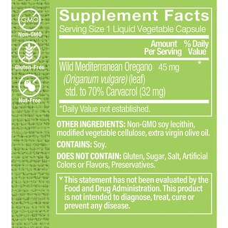 Foto 3 | Complemente El Aceite De Orégano Super Strength De Vitamin Shoppe - Venta Internacional.