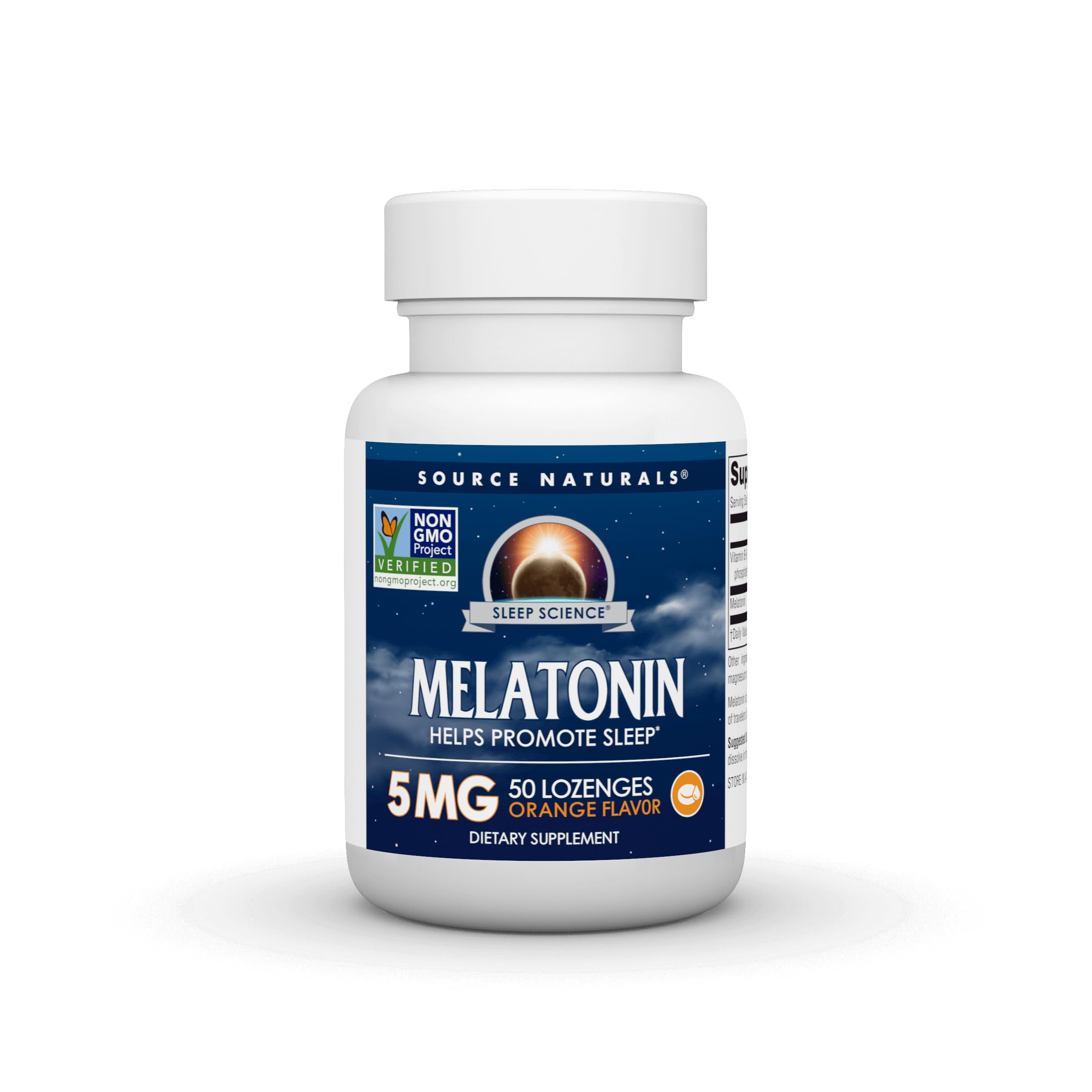 Foto 2 pulgar | Melatonina Supplement Source Naturals  5 Mg  50 Pastillas De Naranja - Venta Internacional.