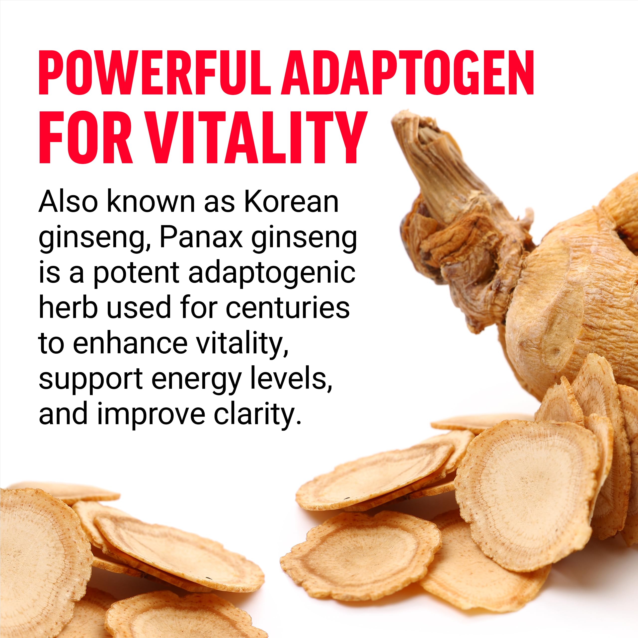 Foto 4 pulgar | Suplemento Force Factor Panax Ginseng 100 Cápsulas - Venta Internacional.