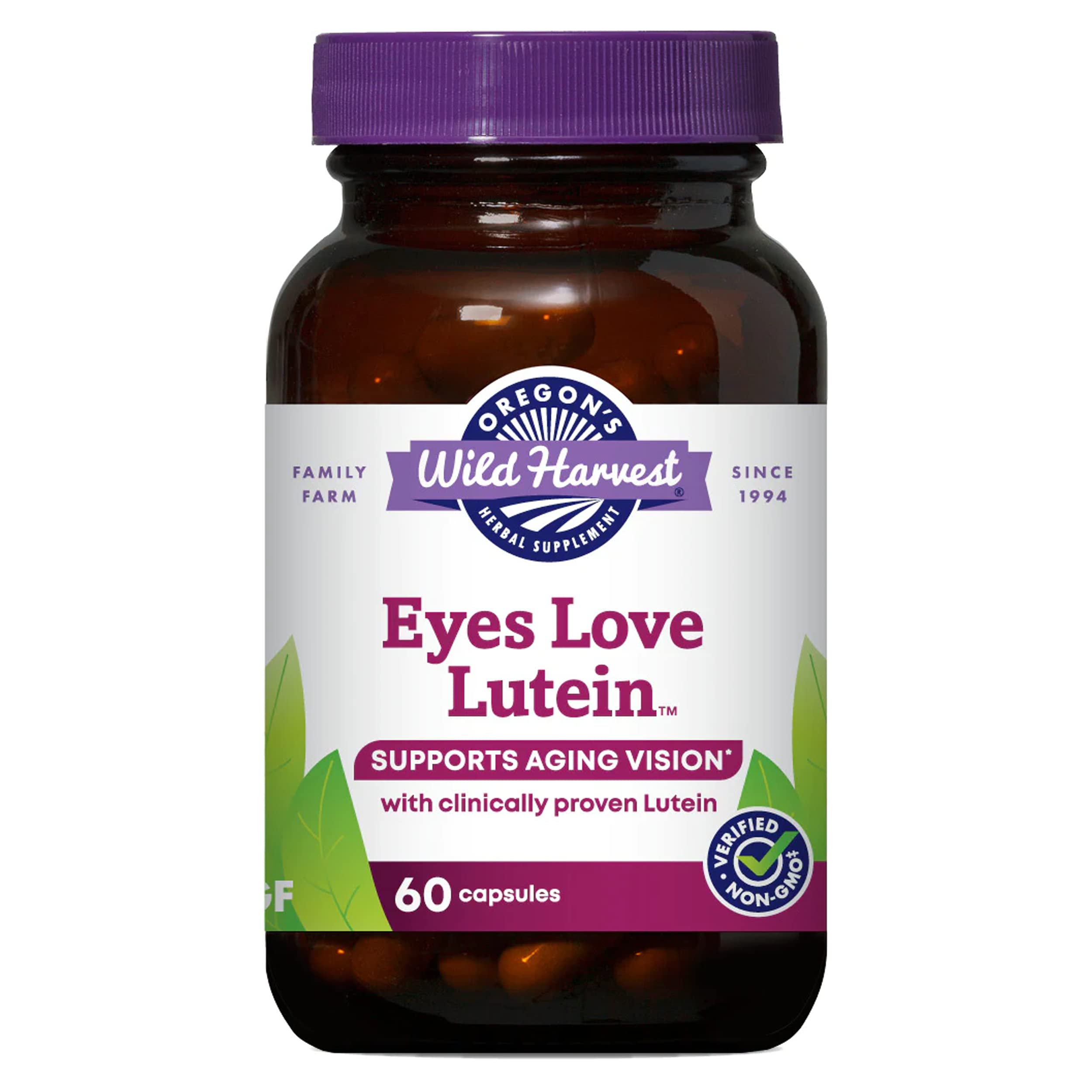 Foto 2 pulgar | Suplementos Wild Harvest Eyes Love Lutein De Oregon  60 Cápsulas - Venta Internacional.