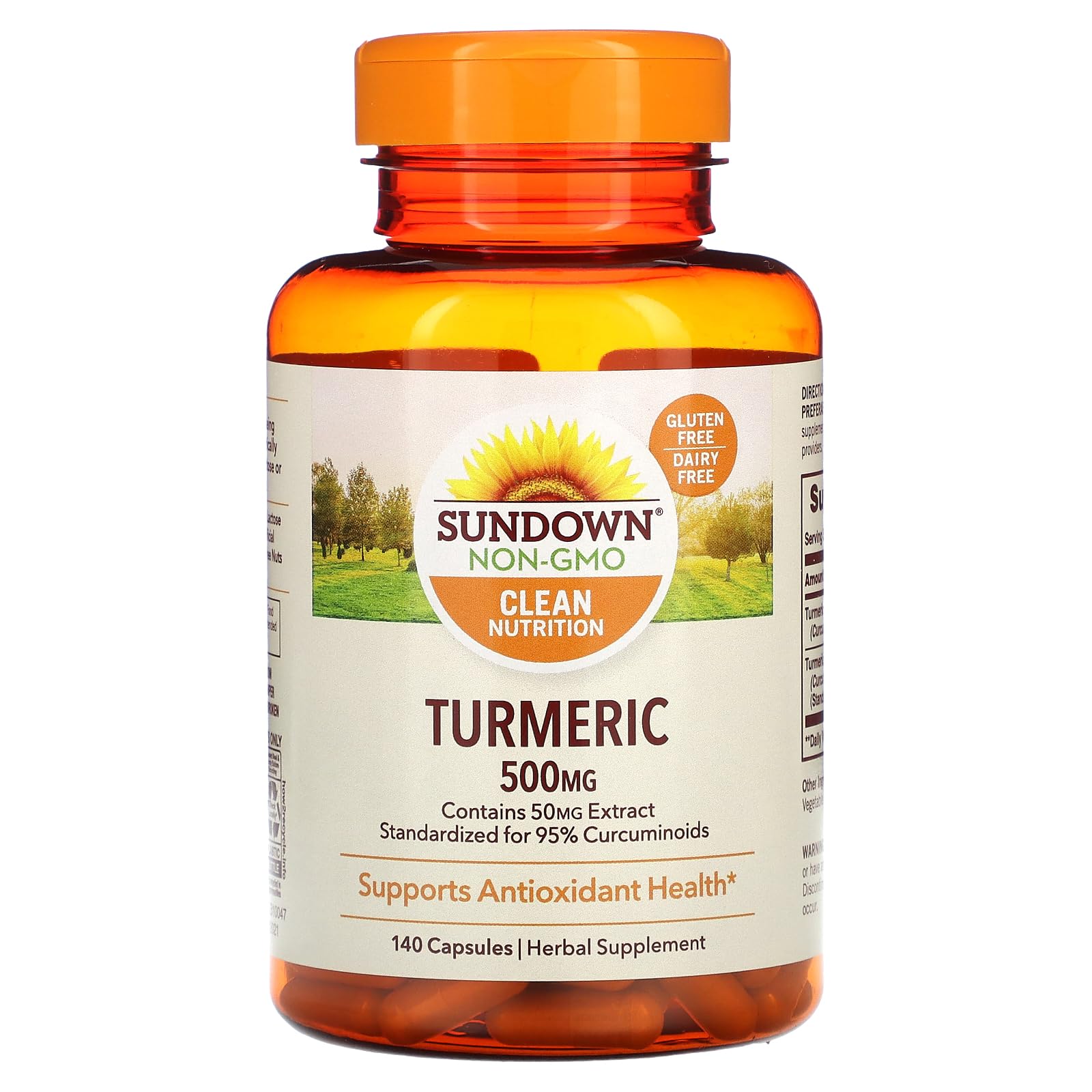 Foto 2 pulgar | Suplemento Sundown Turmeric 500 Mg 140 Cápsulas Antioxidantes - Venta Internacional.