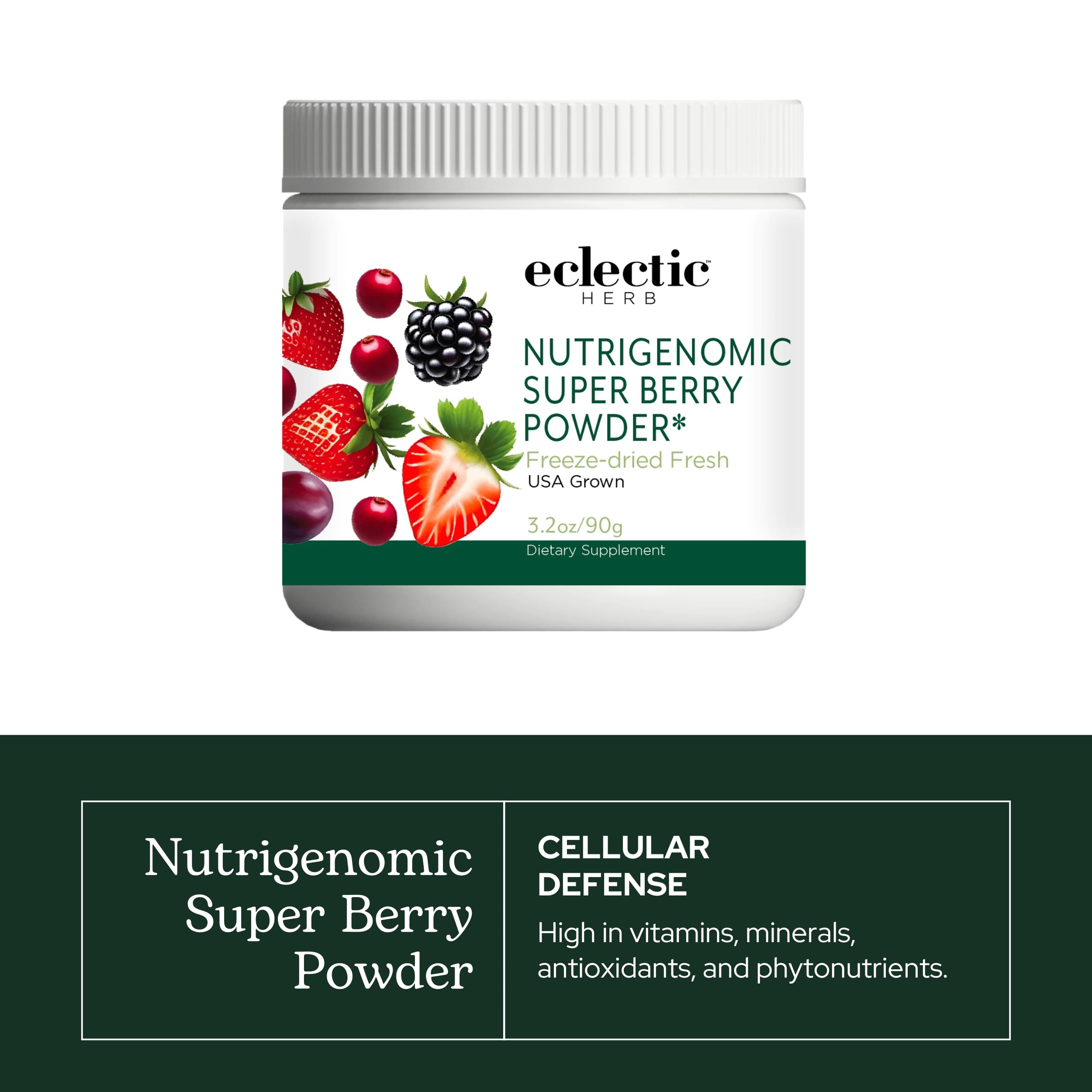 Foto 4 pulgar | Suplemento En Polvo Eclectic Herb Nutrigenomc Superberry 90 G - Venta Internacional.