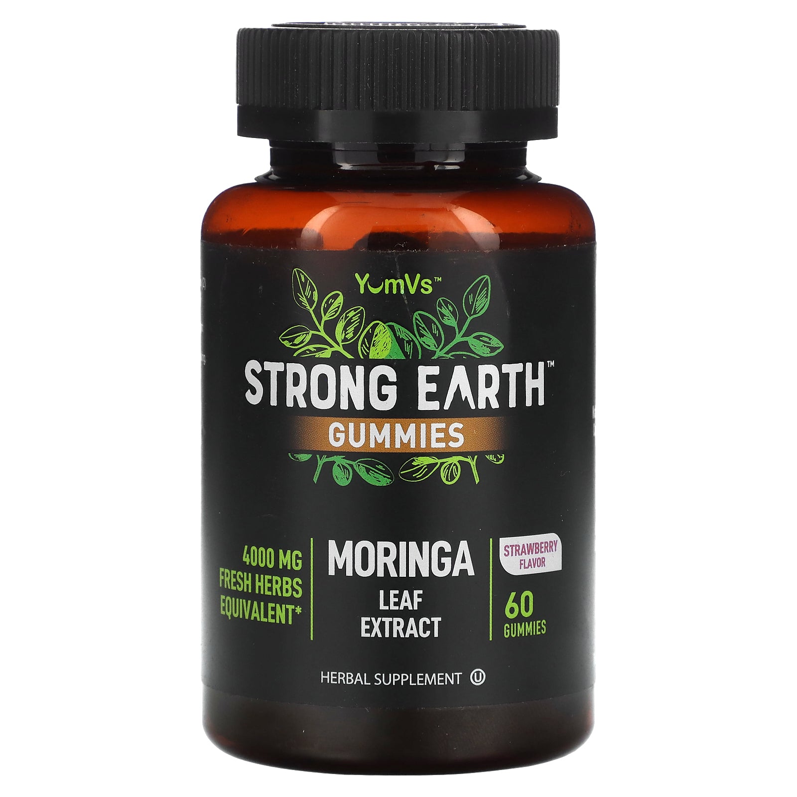 Foto 1 | Gummies Yumvs Strong Earth Extracto De Hoja De Moringa 60 Unidades - Venta Internacional.