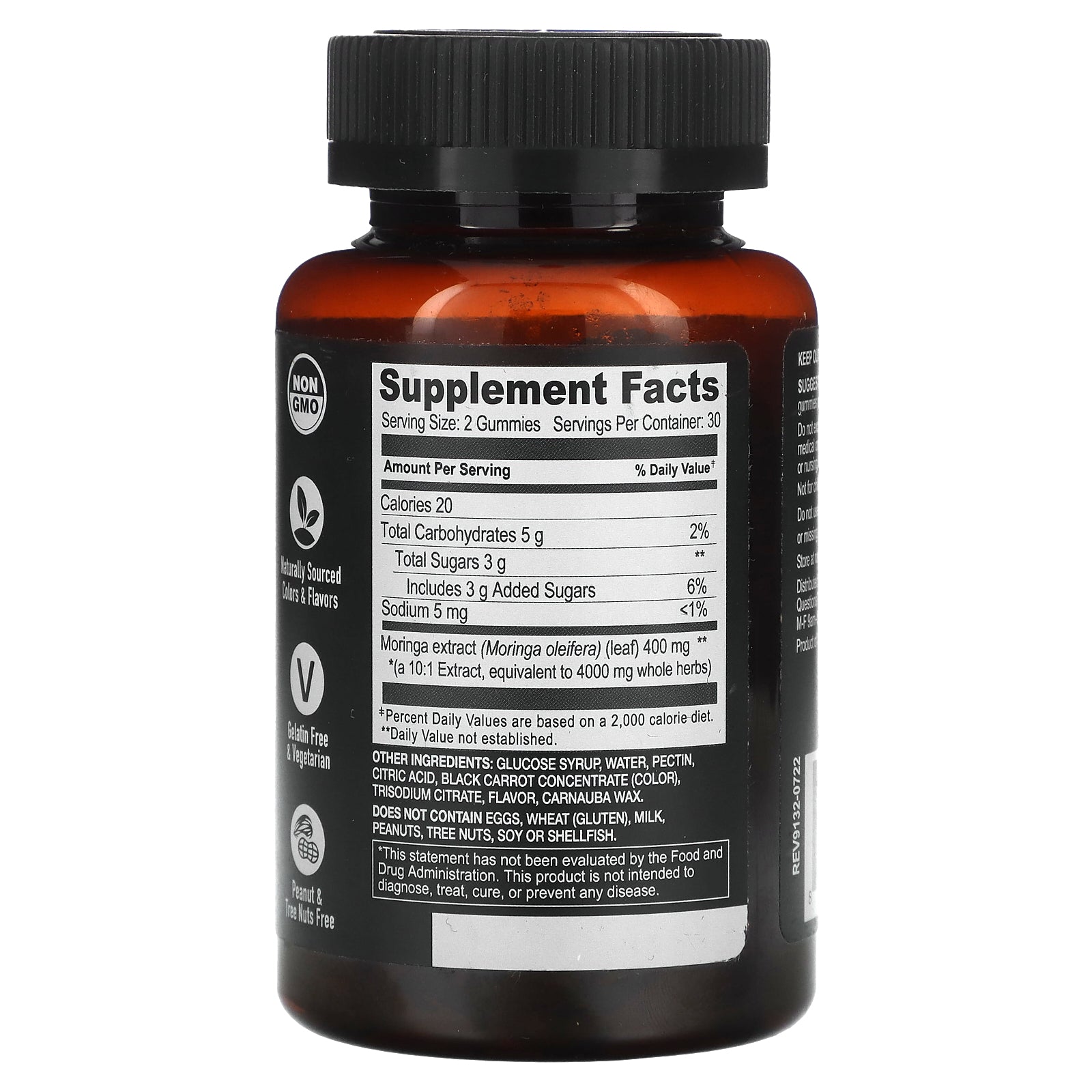 Foto 2 | Gummies Yumvs Strong Earth Extracto De Hoja De Moringa 60 Unidades - Venta Internacional.