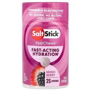 Foto 1 | Electrolitos Masticables Saltstick Fastchews Mixed Berry 50 Comprimidos - Venta Internacional.