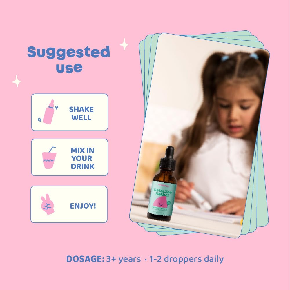 Foto 6 pulgar | Extracto De Cilantro Herbal Detox Joyspring Detoxzee  30 Ml  Para Niños - Venta Internacional.