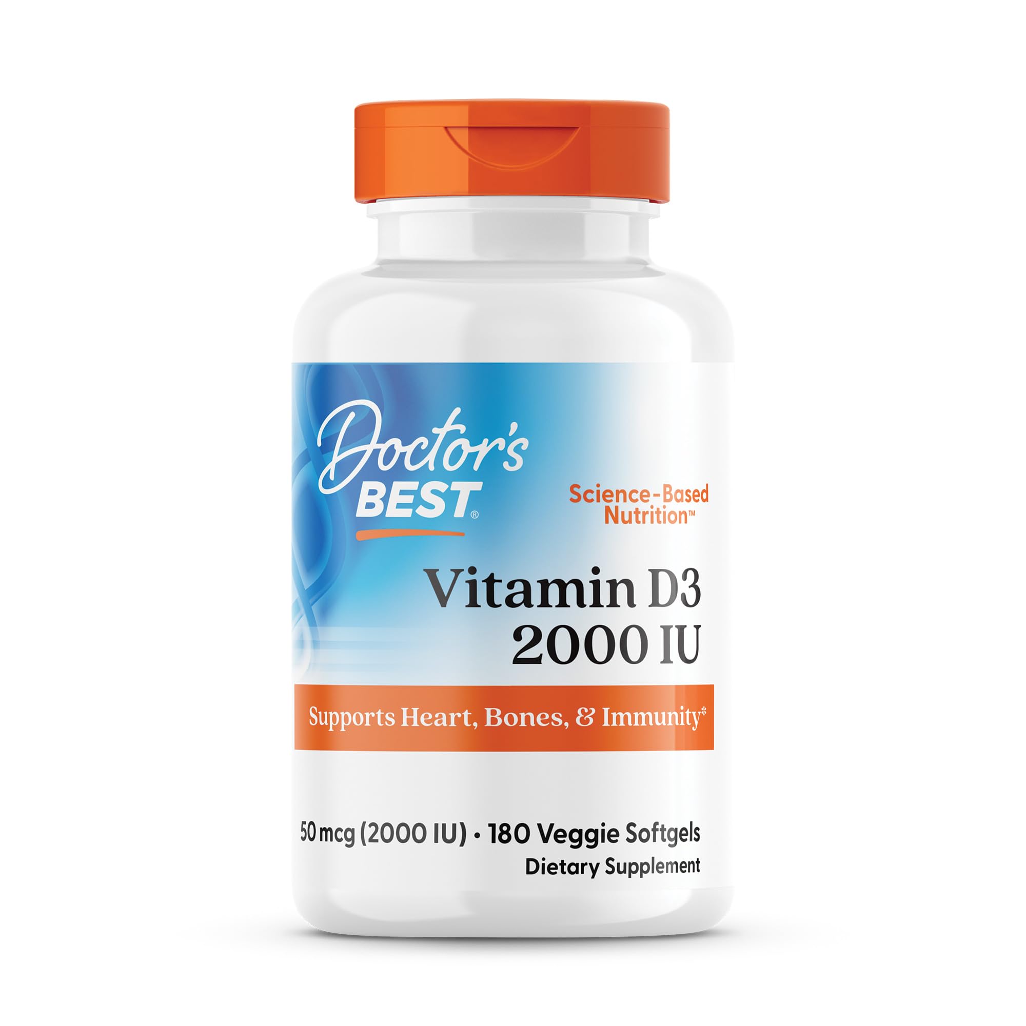 Foto 1 | Suplemento Doctor's Best De Vitamina D3 2000 Ui 180 Cápsulas Blandas - Venta Internacional.