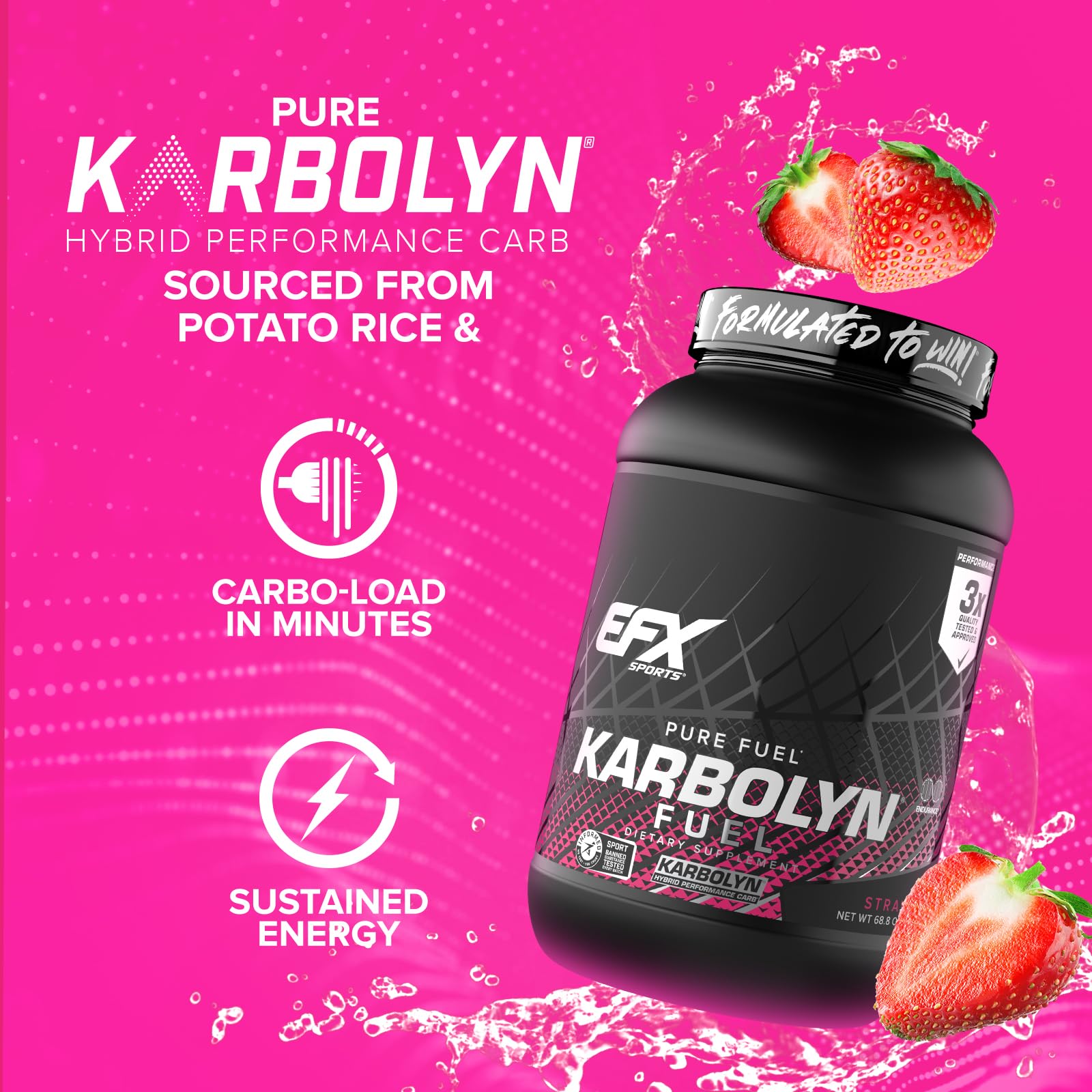 Foto 5 pulgar | Carbohidratos En Polvo Efx Sports Karbolyn Fuel 35 Porciones - Venta Internacional.