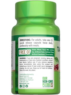 Foto 7 | Suplemento De Extracto De Cereza Ácida Nature's Truth 1200 Mg 90 Unidades - Venta Internacional.