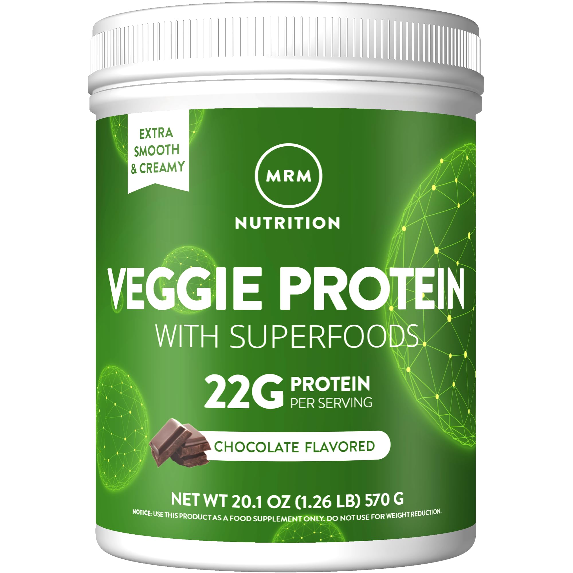Foto 2 pulgar | Veggie Protein Mrm Nutrition Sabor Chocolate  30 Porciones - Venta Internacional.