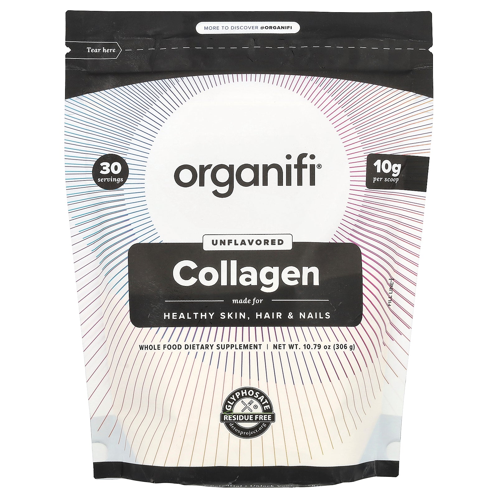Foto 2 pulgar | Suplemento Organifi Colágeno Sin Sabor 306g - Venta Internacional.