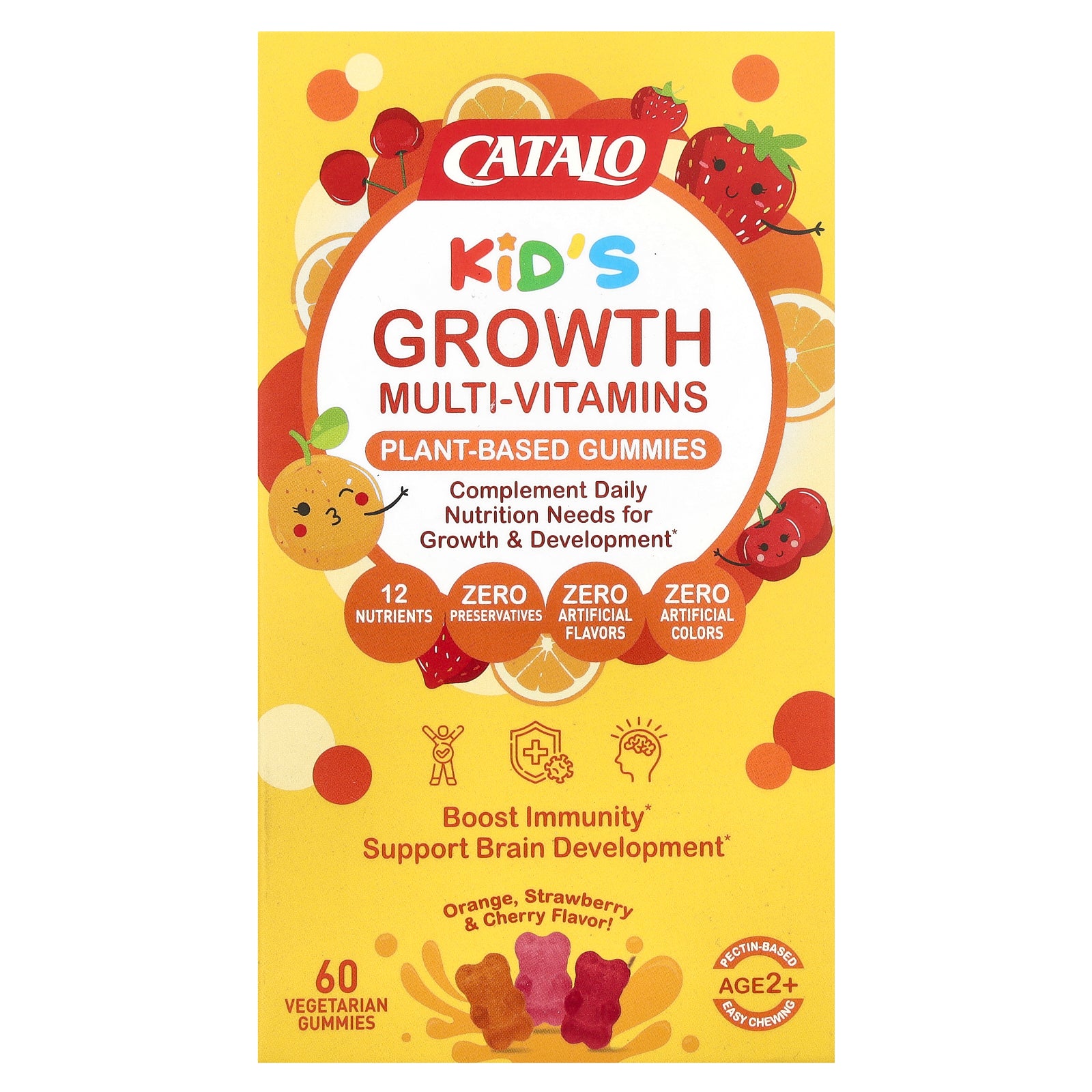Foto 2 pulgar | Suplemento Catalo Kids Growth Multivitaminas Gomitas 60 Unidades - Venta Internacional.