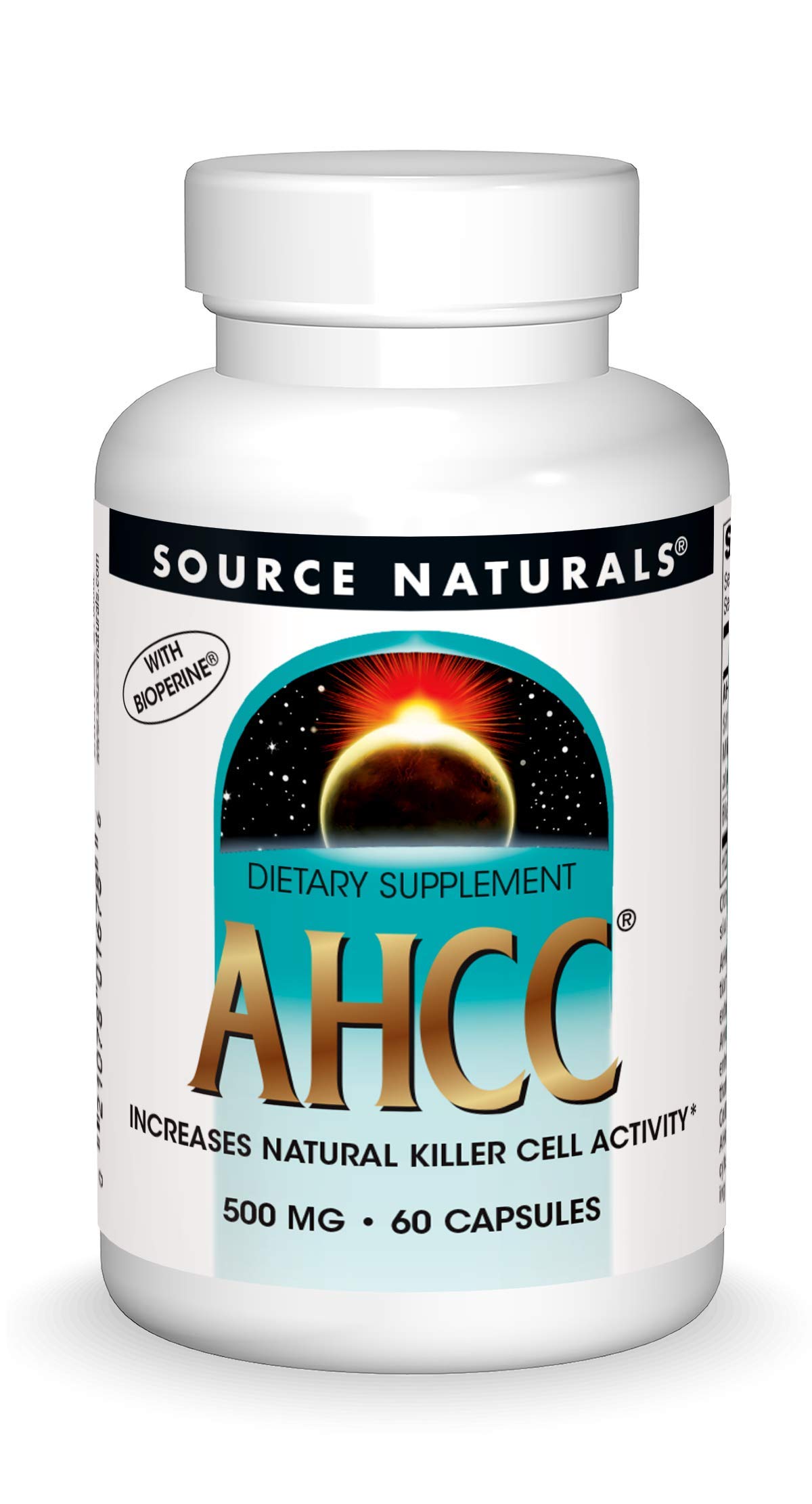 Foto 2 pulgar | Suplemento Source Naturals Ahcc Con Bioperina 500 Mg 60 Cápsulas - Venta Internacional.