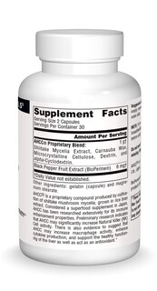 Foto 3 | Suplemento Source Naturals Ahcc Con Bioperina 500 Mg 60 Cápsulas - Venta Internacional.