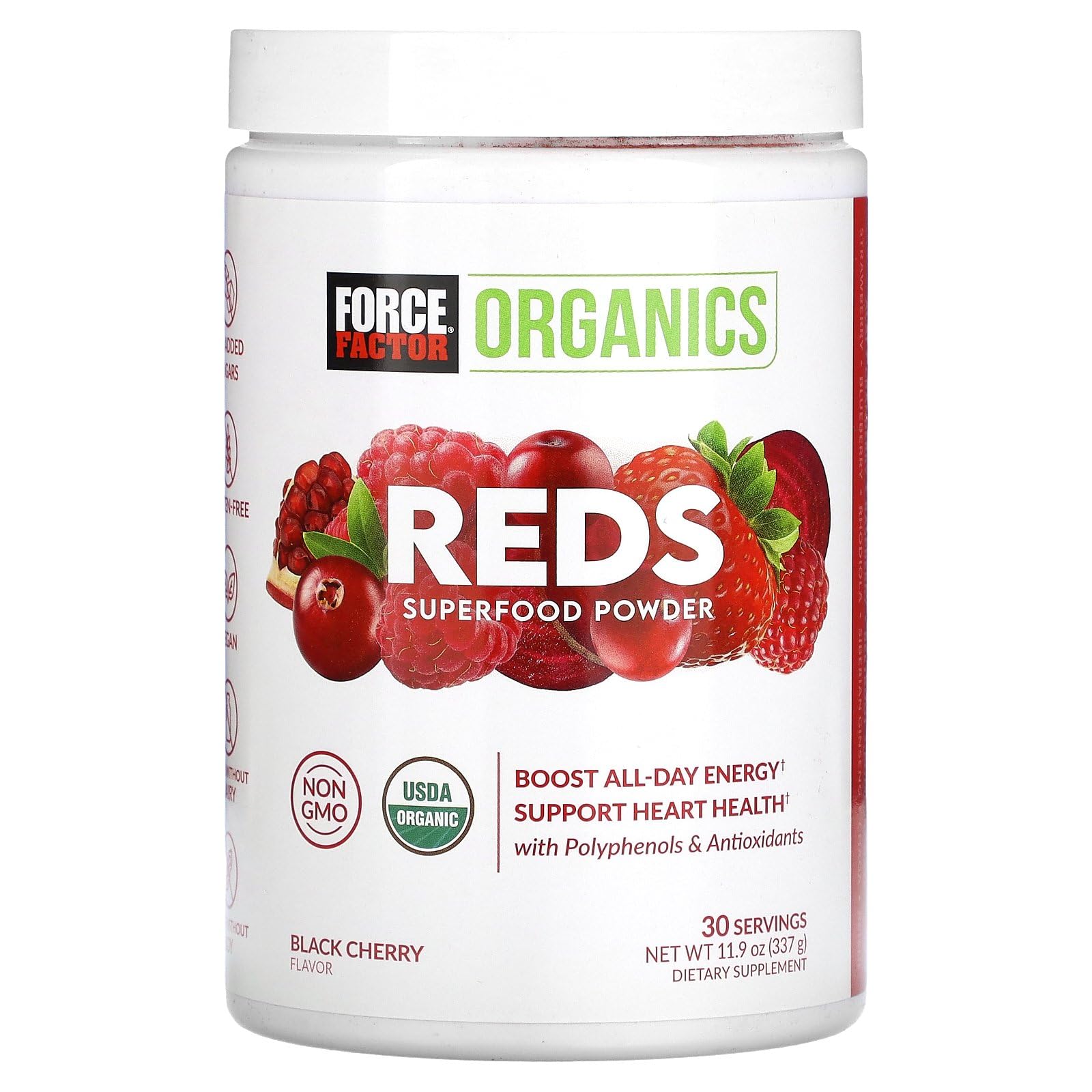 Foto 1 | Superfood Powder Force Factor Organics Reds  30 Porciones - Venta Internacional.