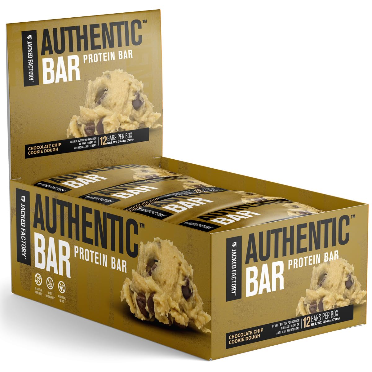 Foto 1 | Protein Snack Bar Jacked Factory  Auténticas Chispas De Chocolate - Venta Internacional.