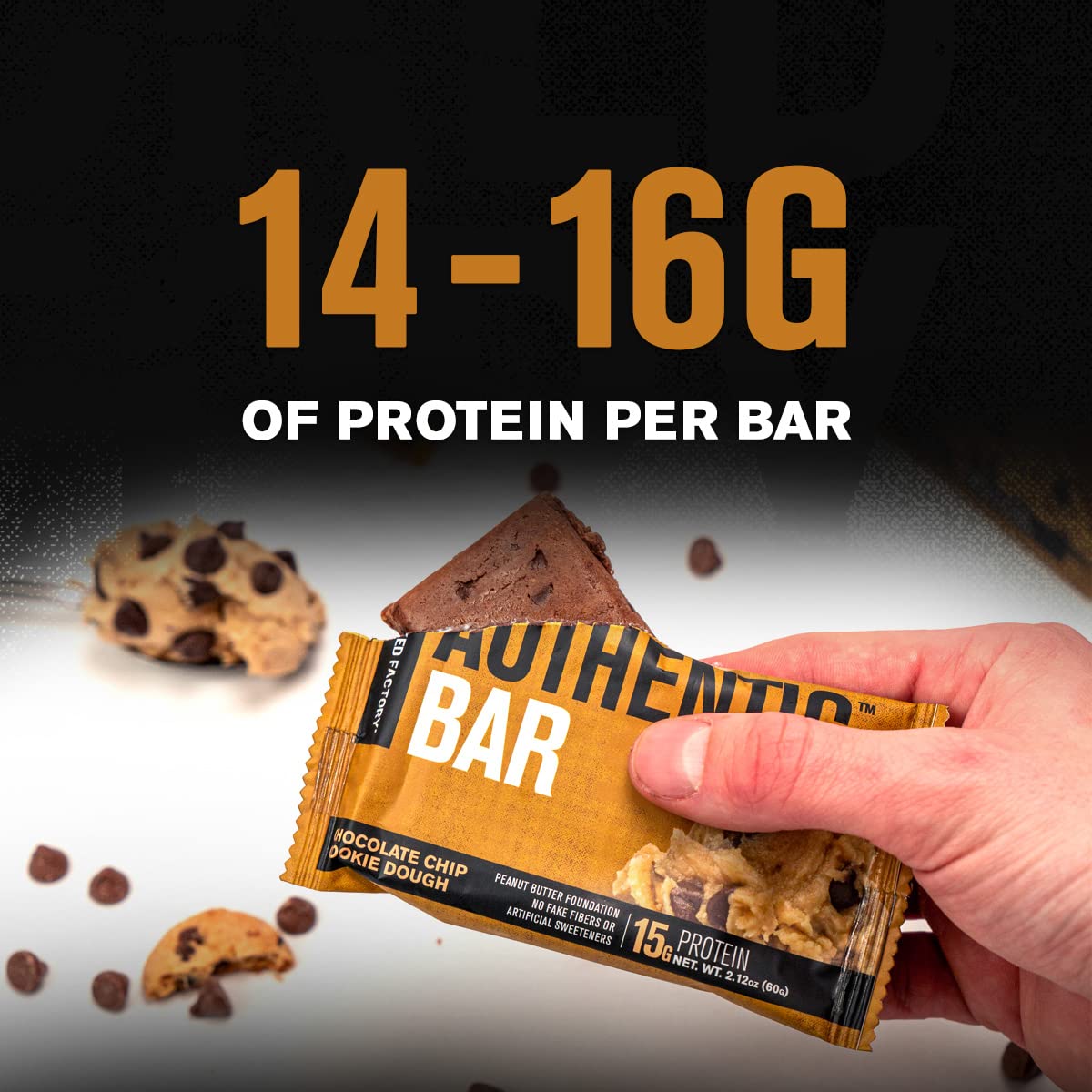 Foto 3 | Protein Snack Bar Jacked Factory  Auténticas Chispas De Chocolate - Venta Internacional.