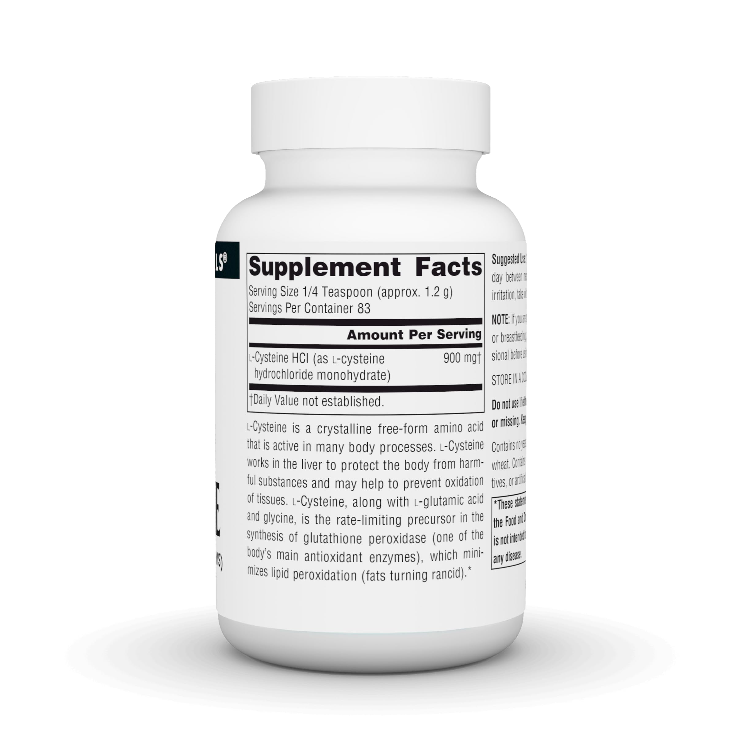 Foto 3 pulgar | Suplemento De Aminoácidos Source Naturals L-cisteína 100 G - Venta Internacional.