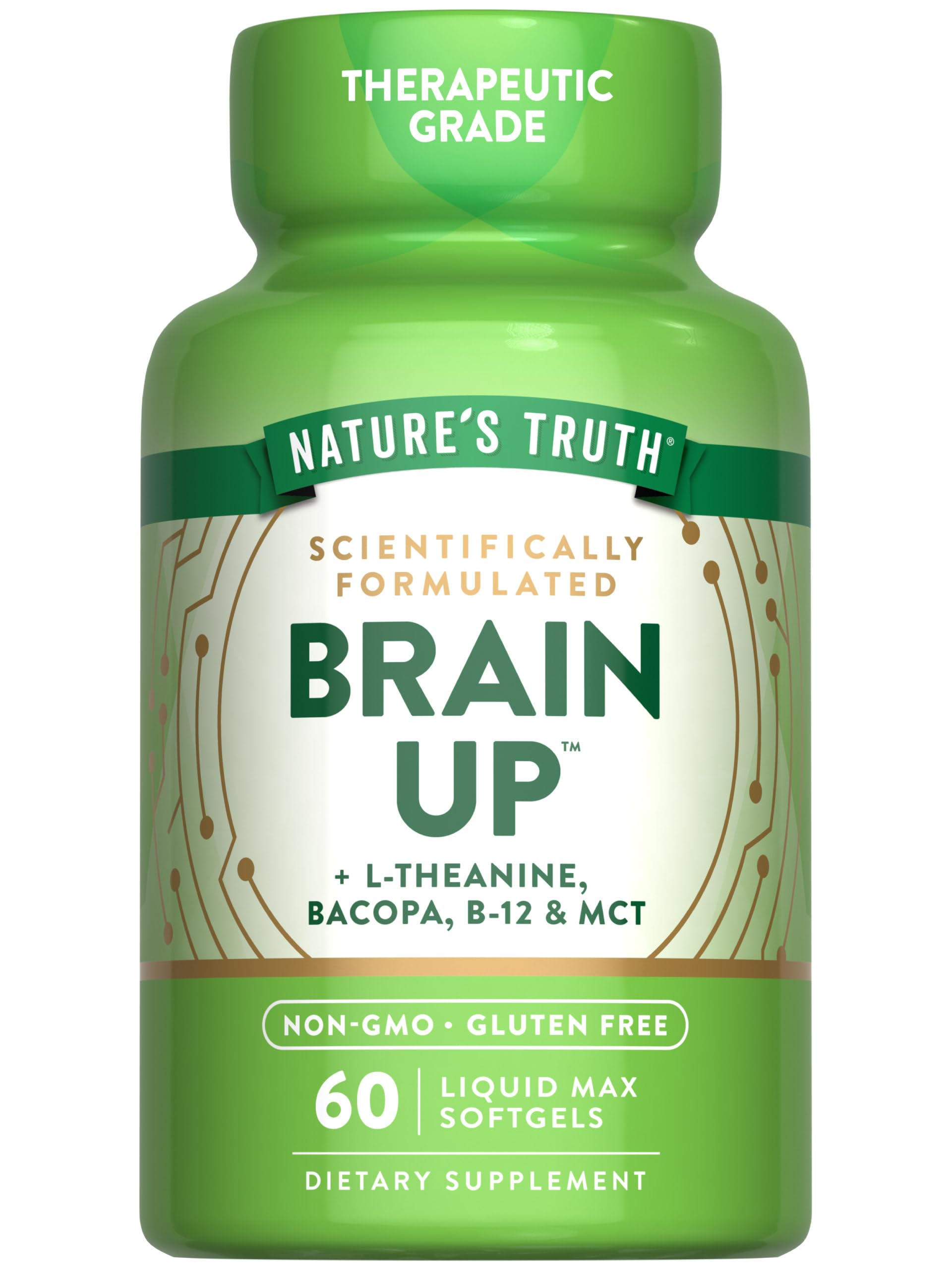 Foto 2 pulgar | Suplemento De Cápsulas Blandas Brain Up De Nature's Truth  60 Unidades - Venta Internacional.