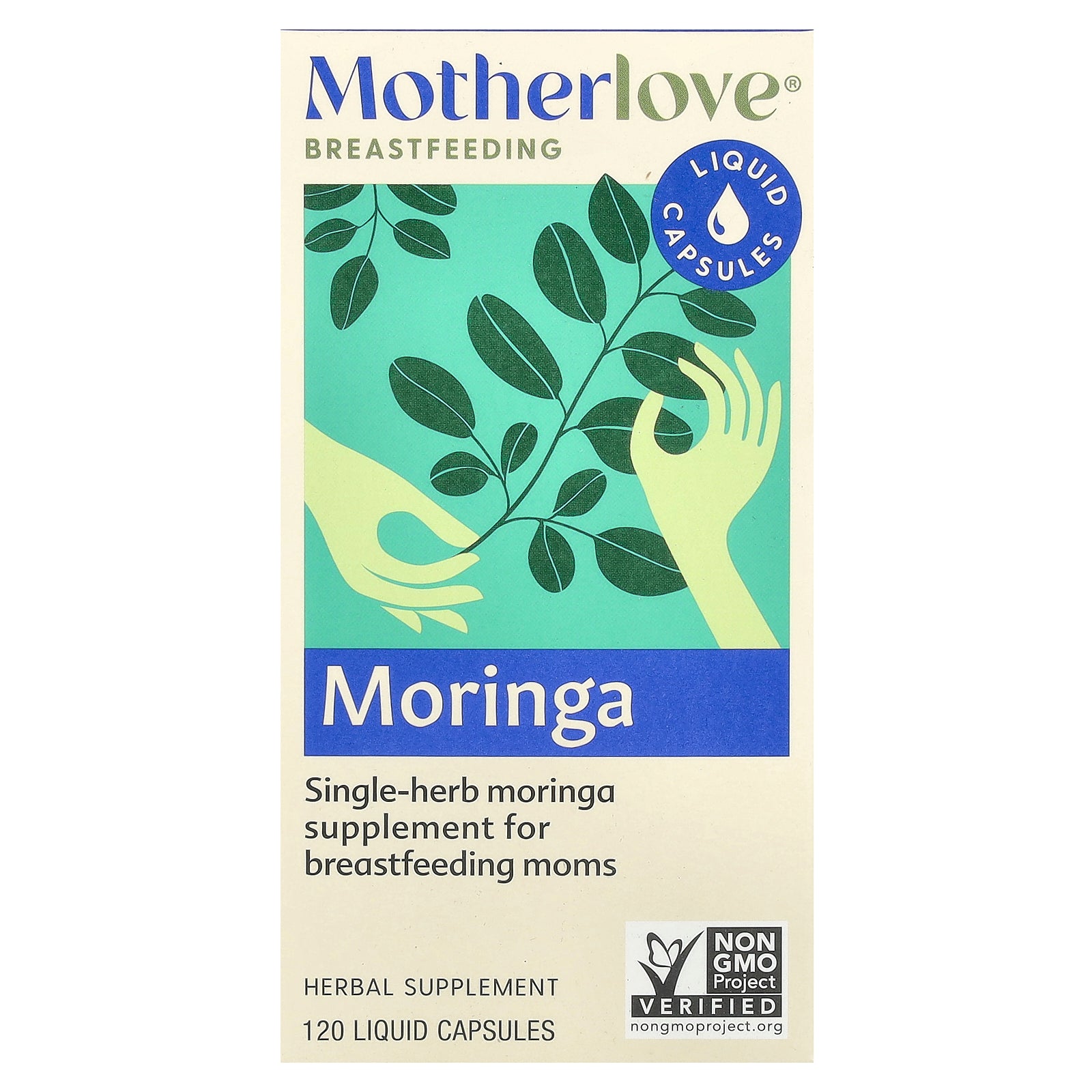 Foto 2 pulgar | Suplemento Motherlove Breasting Moringa 120 Cápsulas Líquidas - Venta Internacional.