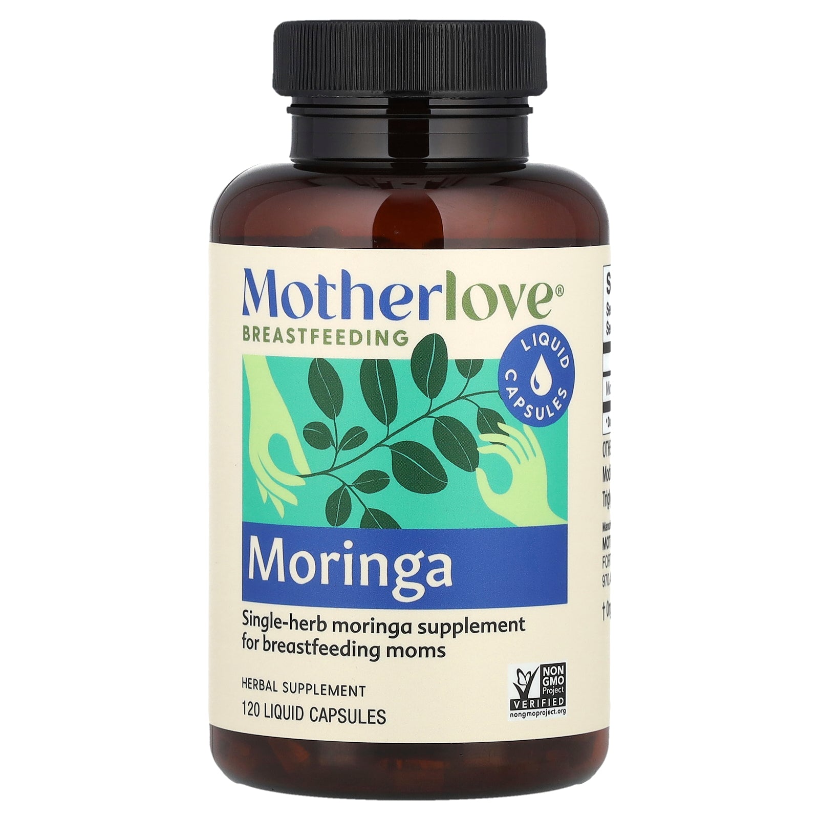 Foto 4 pulgar | Suplemento Motherlove Breasting Moringa 120 Cápsulas Líquidas - Venta Internacional.