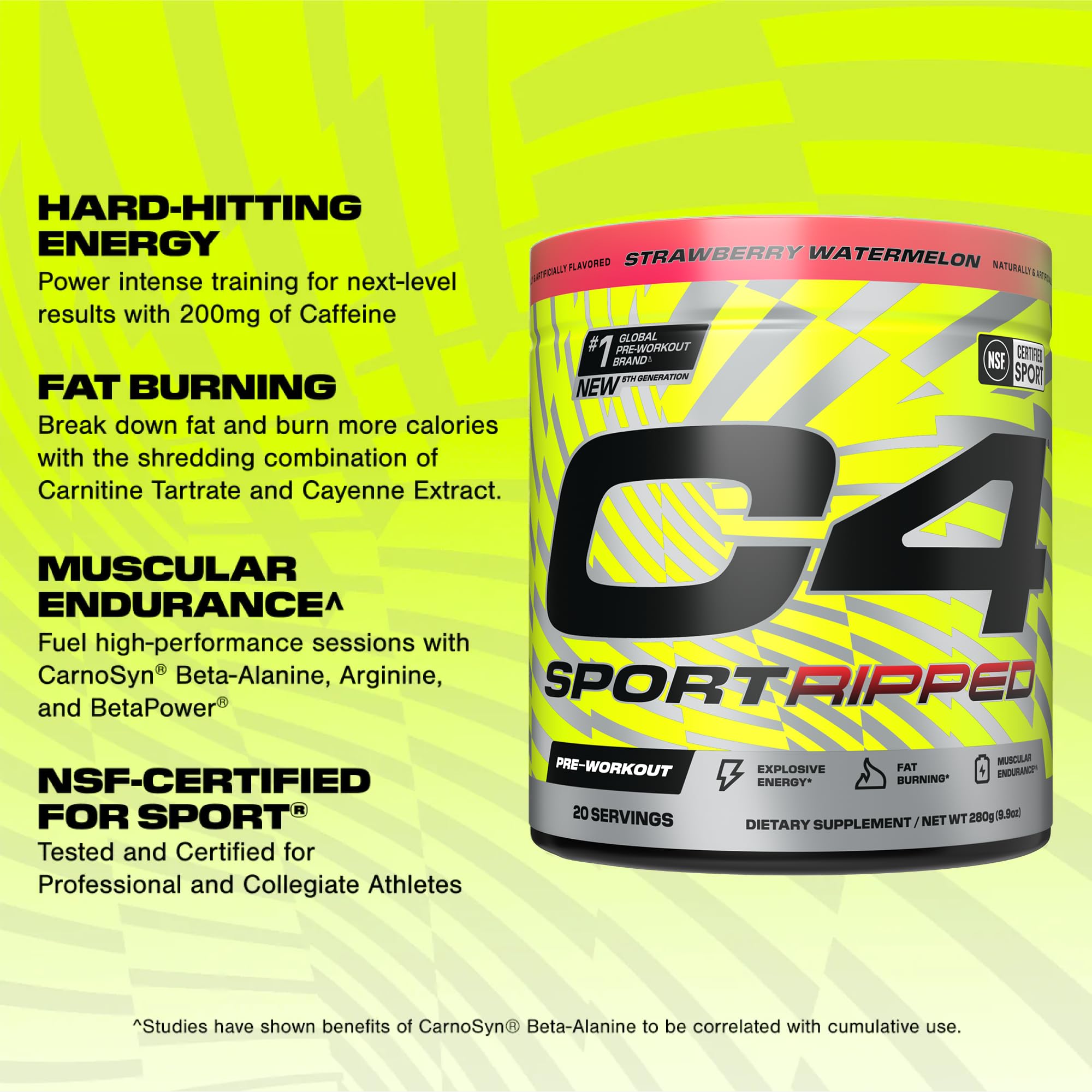 Foto 3 pulgar | Polvo Preentrenamiento Cellucor C4 Ripped Sport  20 Porciones - Venta Internacional.