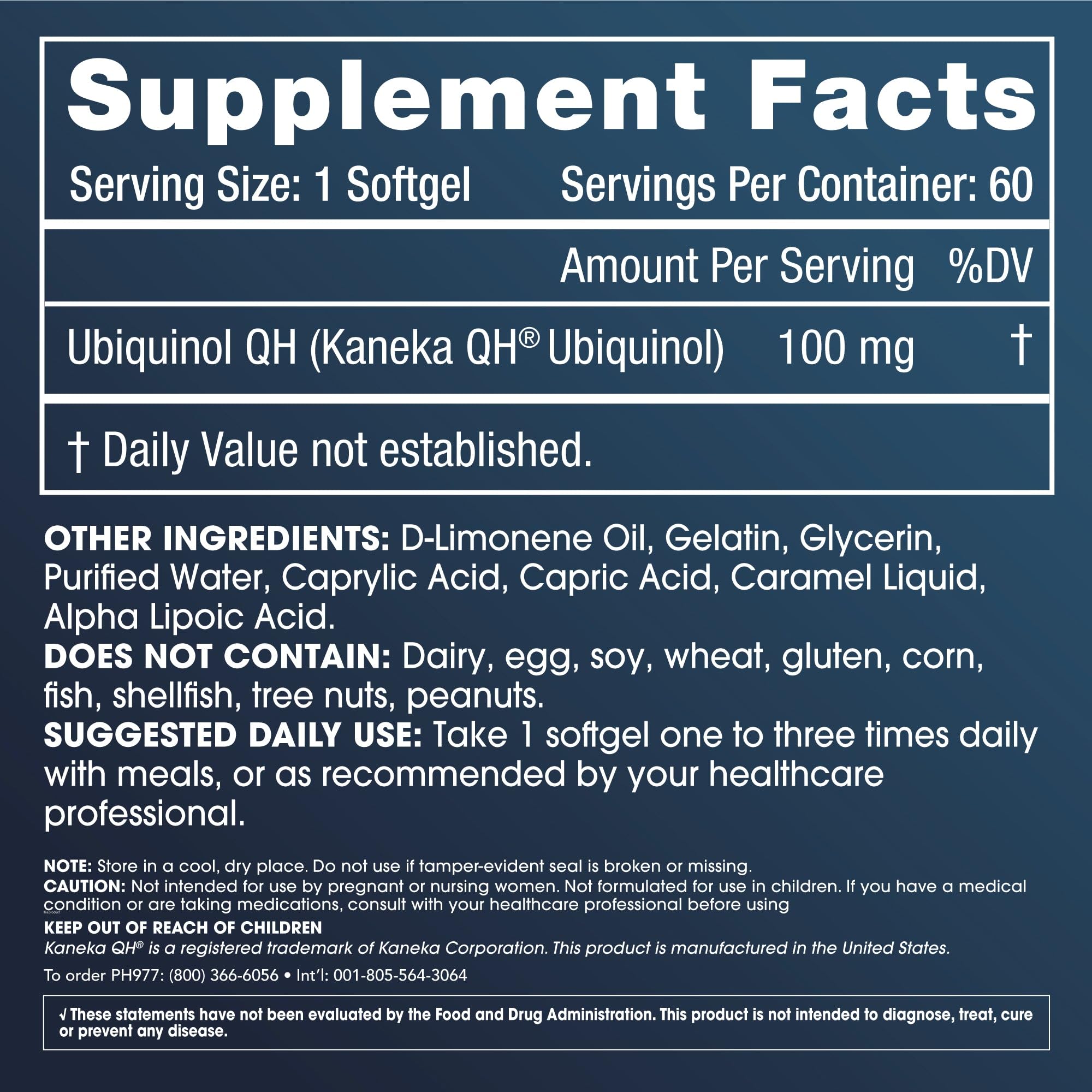 Foto 2 | Suplemento Prohealth Ubiquinol Coq-10 100 Mg 60 Cápsulas Blandas - Venta Internacional.