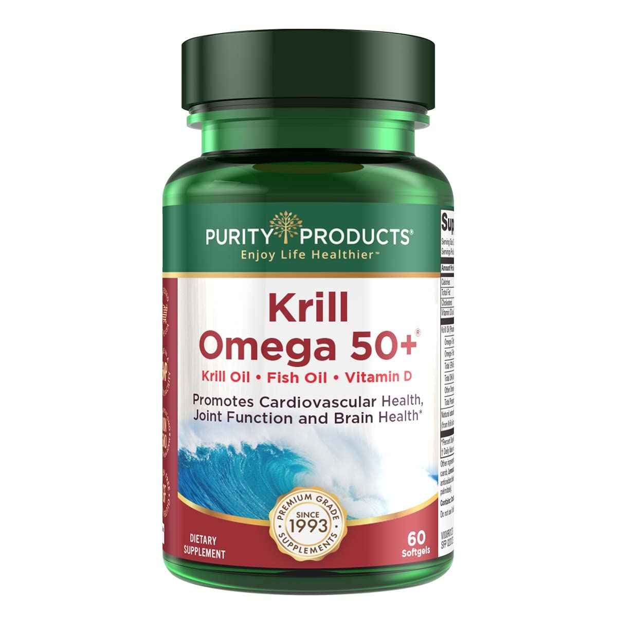 Foto 2 pulgar | Supplement Purity Products Krill Omega 50 60 Minicápsulas Blandas - Venta Internacional.