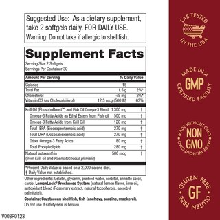 Foto 2 | Supplement Purity Products Krill Omega 50 60 Minicápsulas Blandas - Venta Internacional.