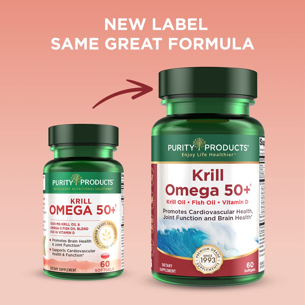 Foto 4 pulgar | Supplement Purity Products Krill Omega 50 60 Minicápsulas Blandas - Venta Internacional.