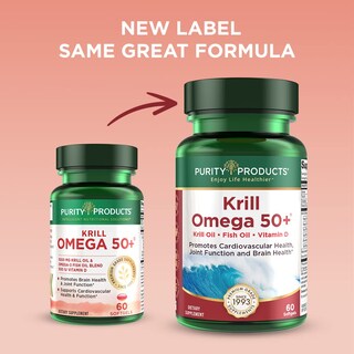 Foto 3 | Supplement Purity Products Krill Omega 50 60 Minicápsulas Blandas - Venta Internacional.