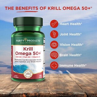 Foto 4 | Supplement Purity Products Krill Omega 50 60 Minicápsulas Blandas - Venta Internacional.