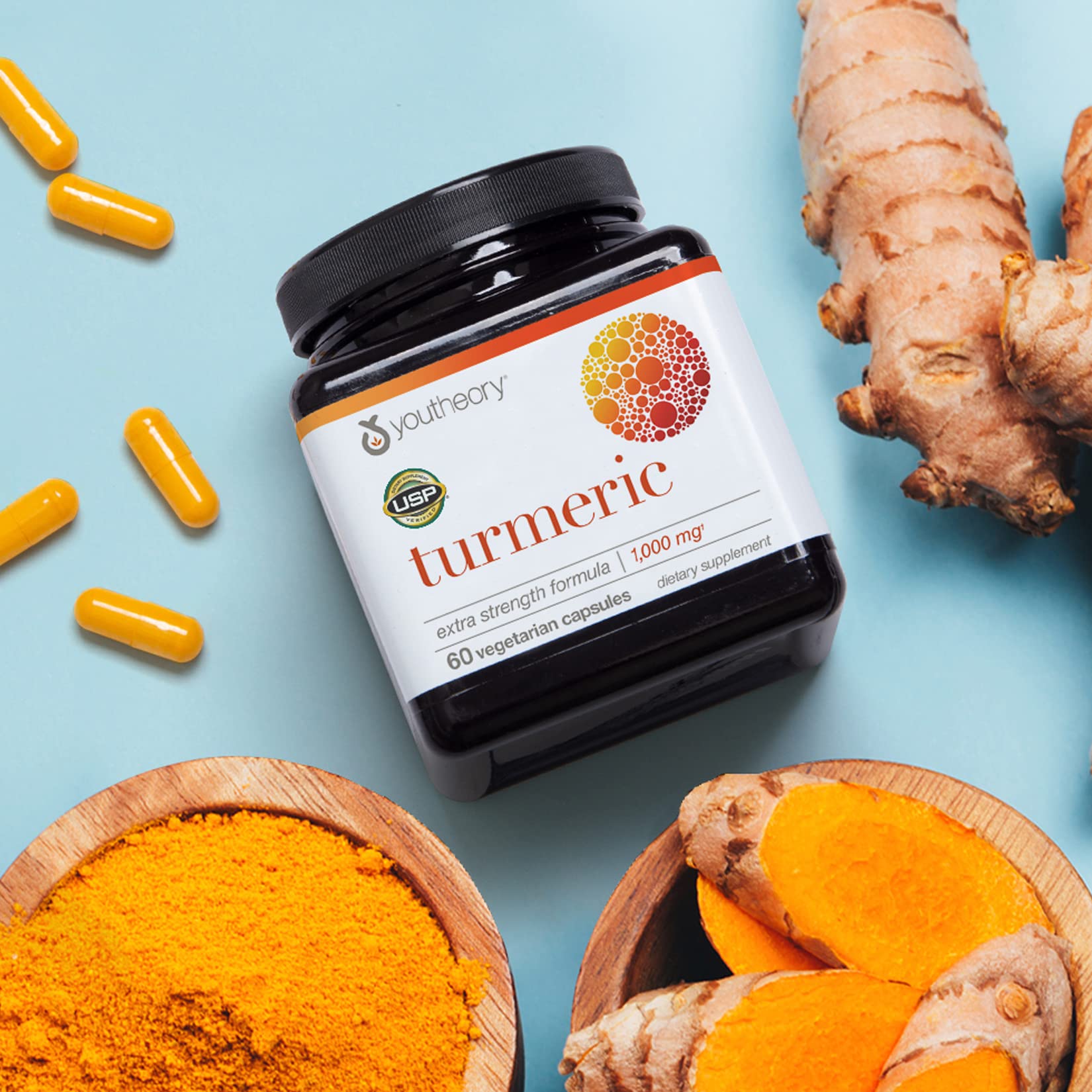 Foto 4 pulgar | Suplemento Youtheory Turmeric Extra Strength De 1000 Mg - Venta Internacional.