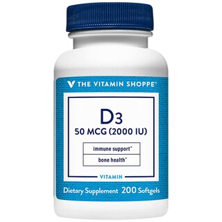 Foto 1 | Complementa La Vitamina D3 De The Vitamin Shoppe Con 2000 Ui Y 200 Cápsulas Blandas - Venta Internacional.