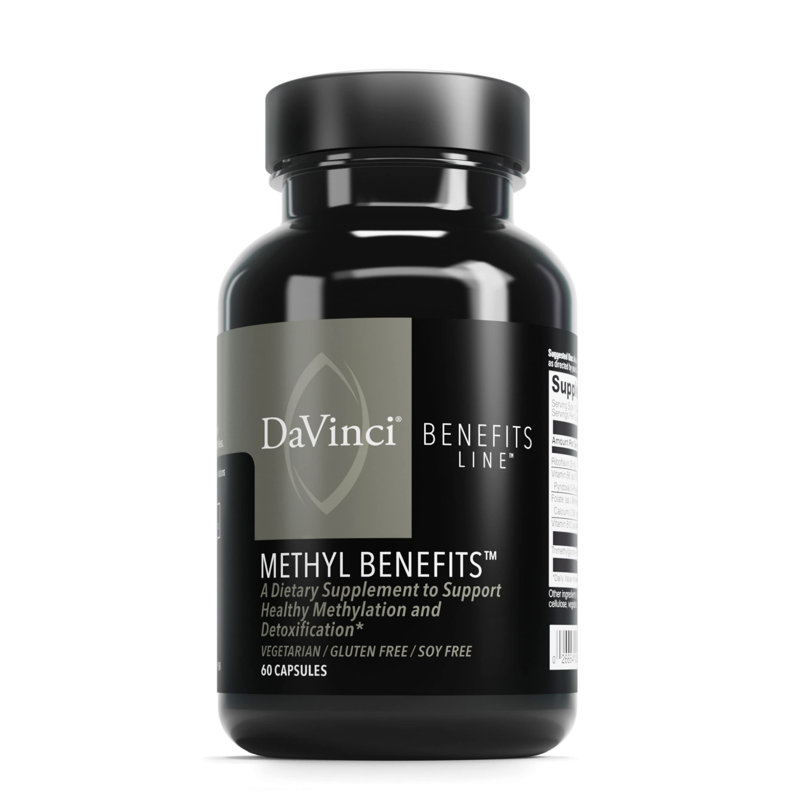 Foto 2 pulgar | Suplemento Davinci Labs Methyl Benefits 60 Cápsulas - Venta Internacional.