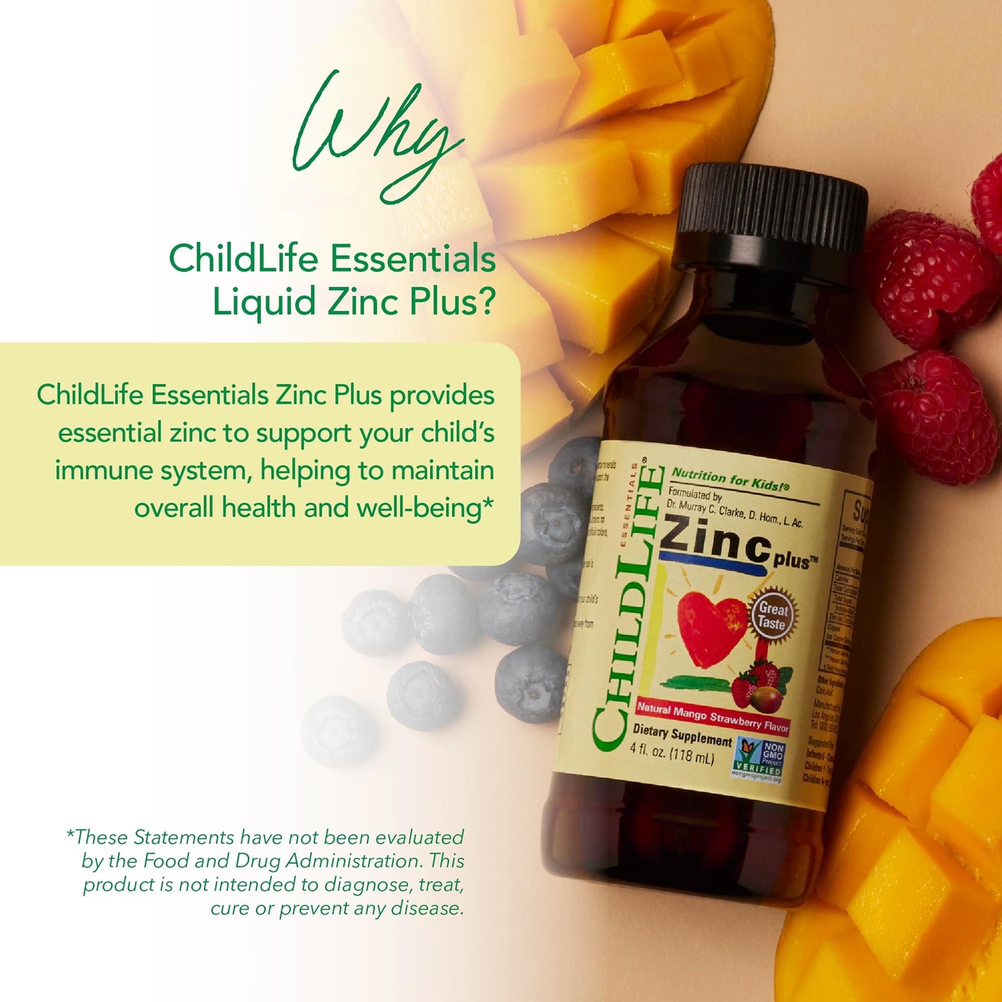 Foto 4 pulgar | Suplemento De Zinc Childlife Essentials Liquid Zinc Plus 120 Ml - Venta Internacional.