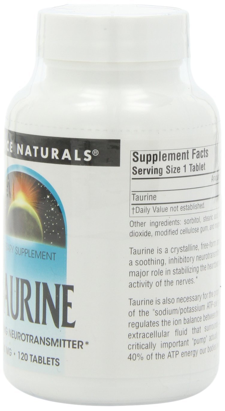 Foto 3 pulgar | Supplement Source Naturals Taurine 500 Mg 120 Comprimidos - Venta Internacional.