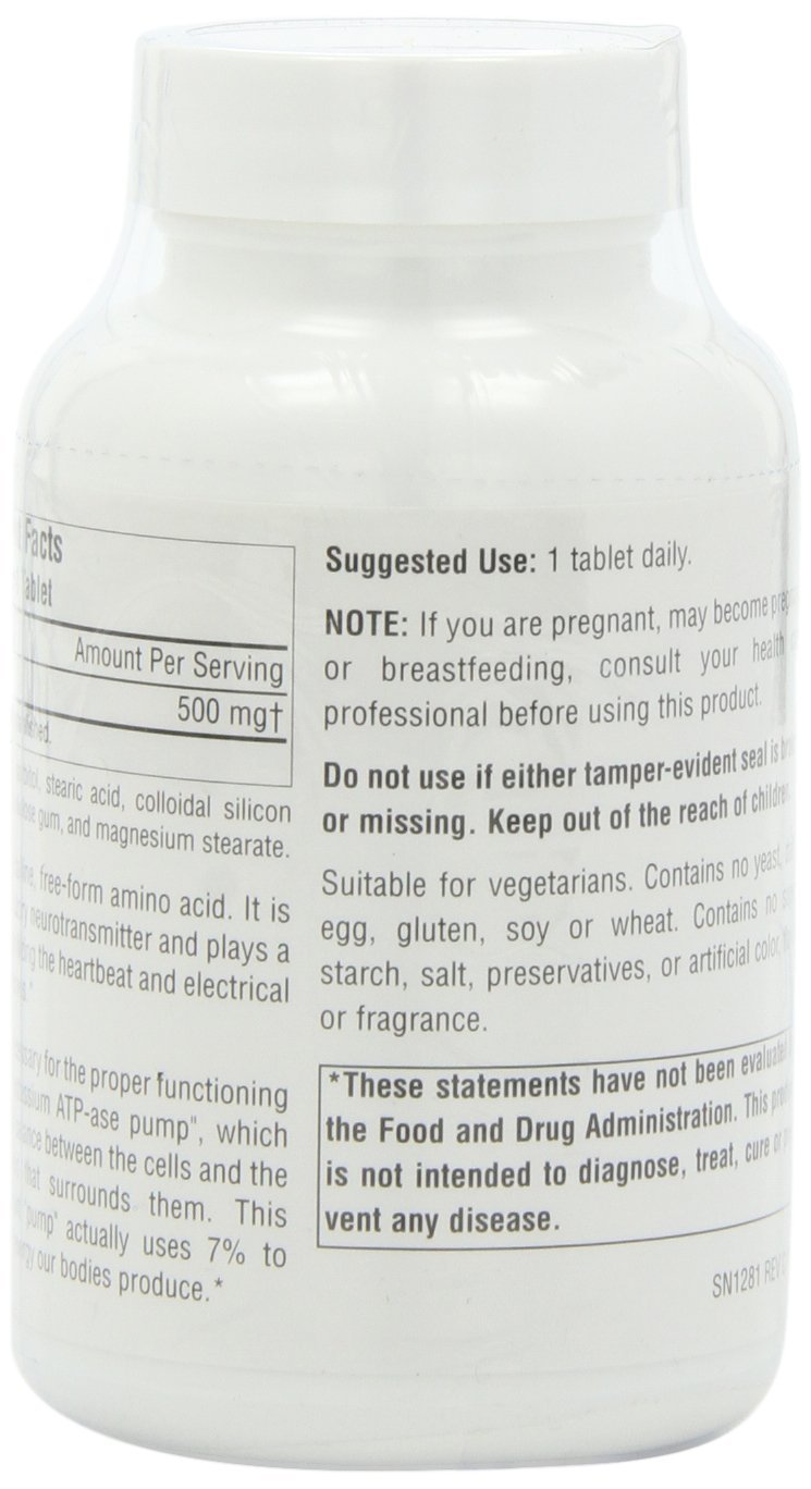Foto 5 pulgar | Supplement Source Naturals Taurine 500 Mg 120 Comprimidos - Venta Internacional.