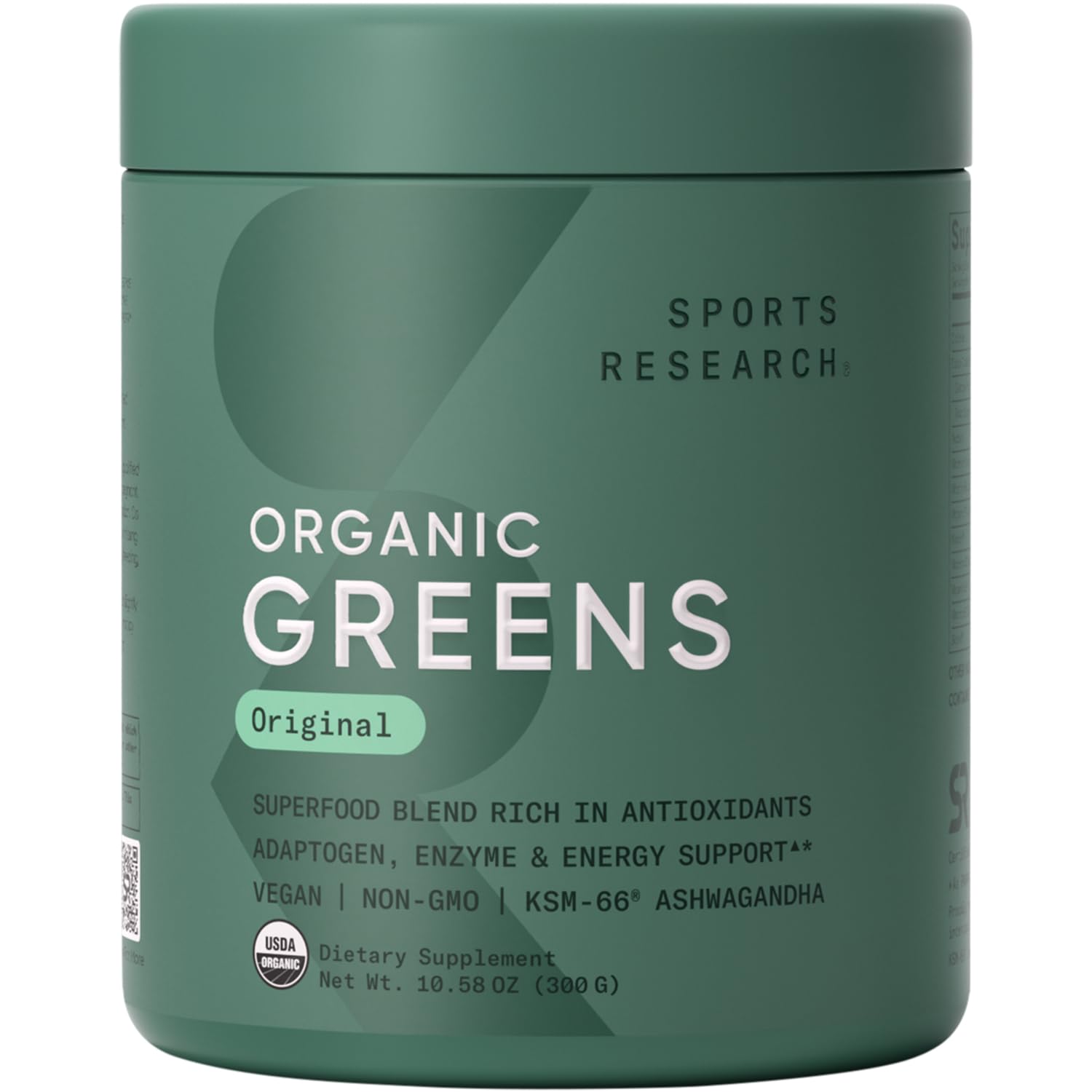 Foto 2 pulgar | Superfood Powder Sports Research Organic Greens  30 Porciones - Venta Internacional.