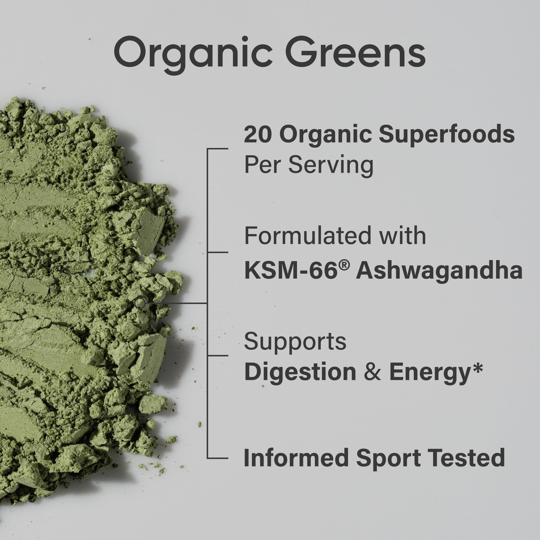 Foto 4 | Superfood Powder Sports Research Organic Greens  30 Porciones - Venta Internacional.