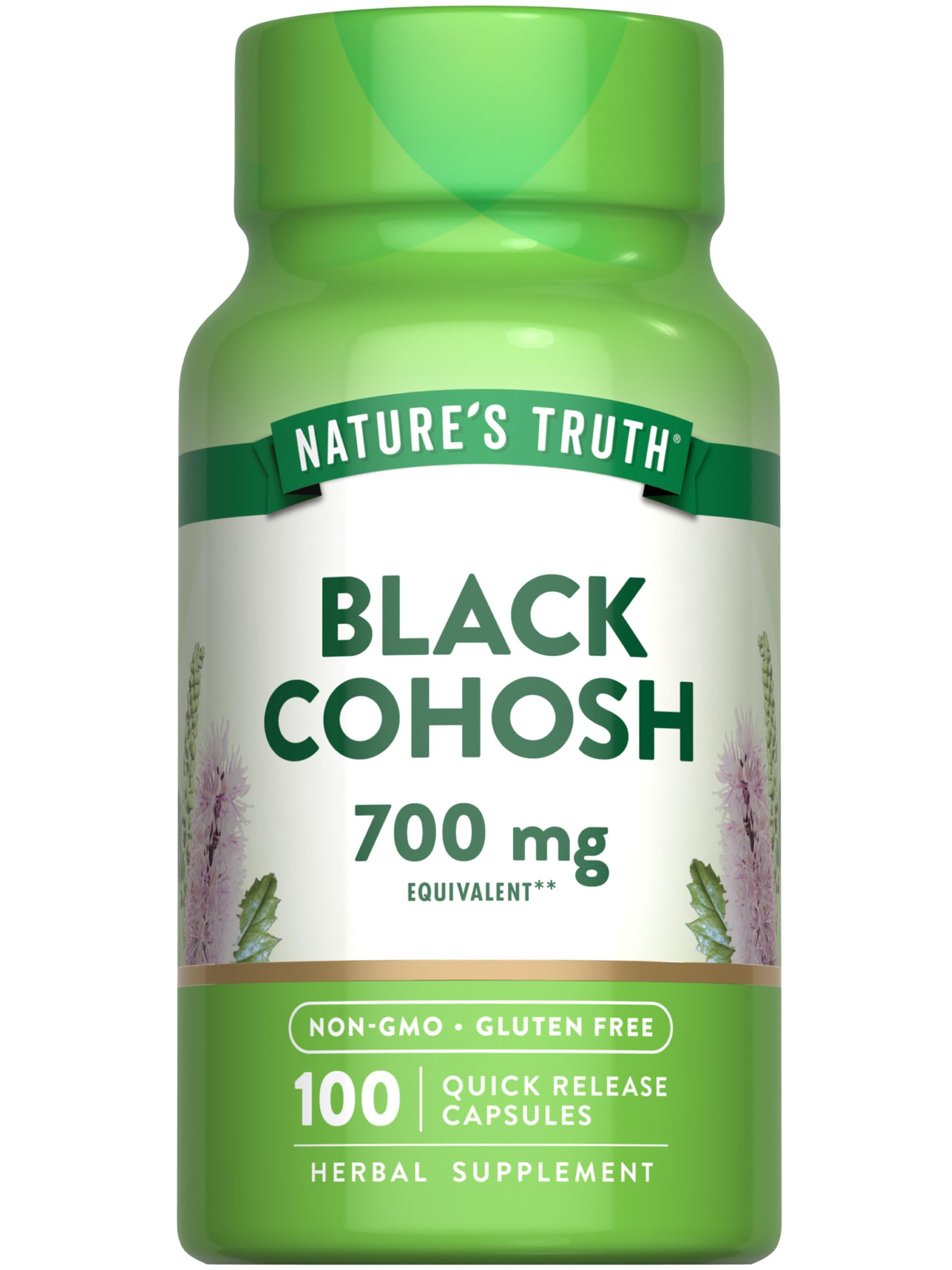Foto 2 pulgar | Suplemento Nature's Truth Black Cohosh 100 Cápsulas - Venta Internacional.