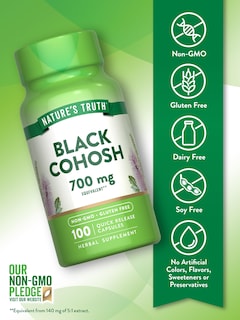 Foto 3 | Suplemento Nature's Truth Black Cohosh 100 Cápsulas - Venta Internacional.