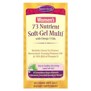 Foto 1 | Suplemento Nature's Secret Women's 73 Nutrient 60 Cápsulas Blandas - Venta Internacional.