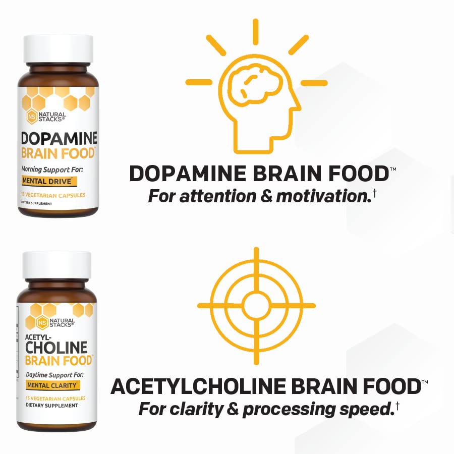 Foto 7 pulgar | Supplement Natural Stacks Brain Food Stack Box  Paquete De 4 - Venta Internacional.