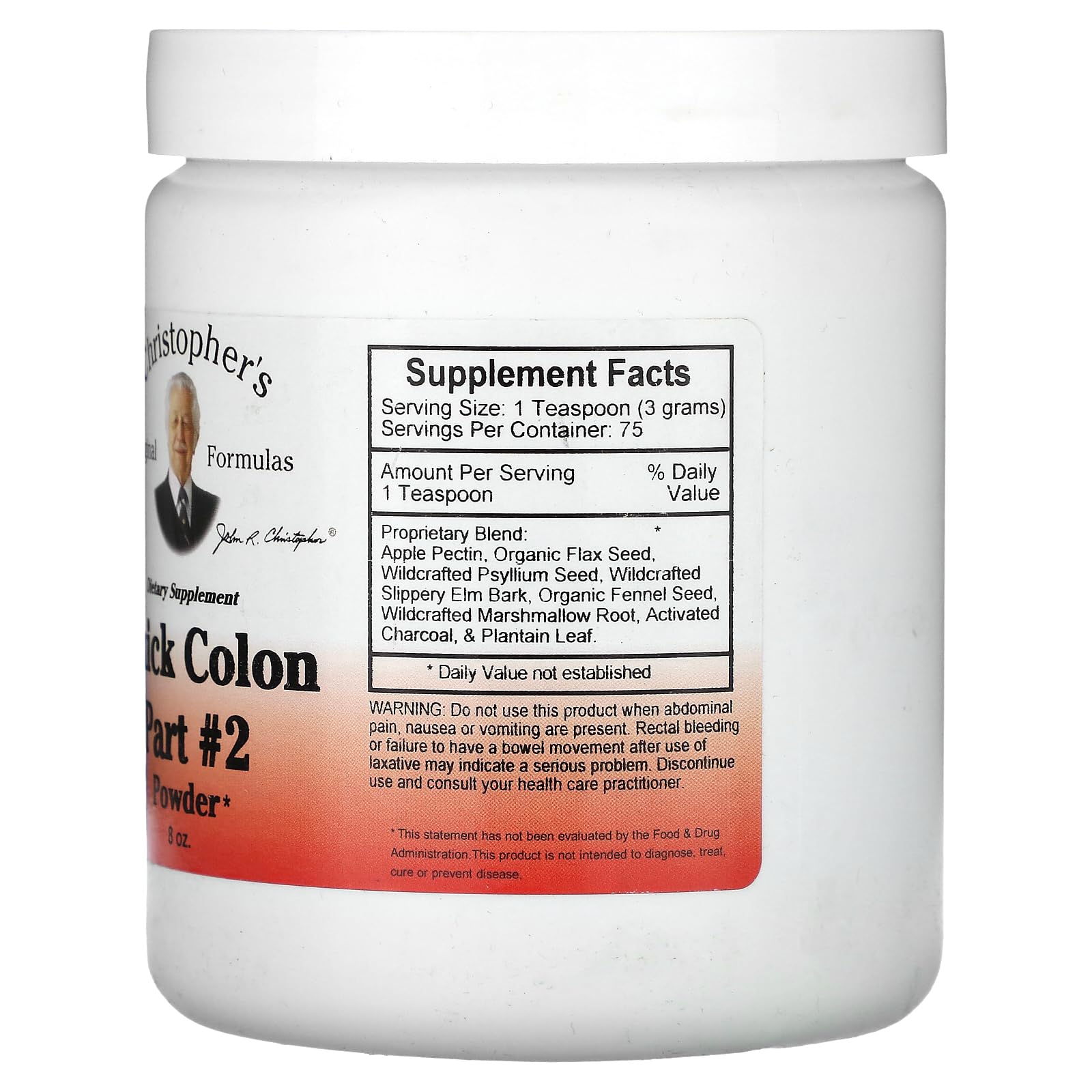 Foto 3 pulgar | Limpiador De Colon Dr. Christopher's Cleanse Quick Colon D-tox 240 Ml - Venta Internacional.