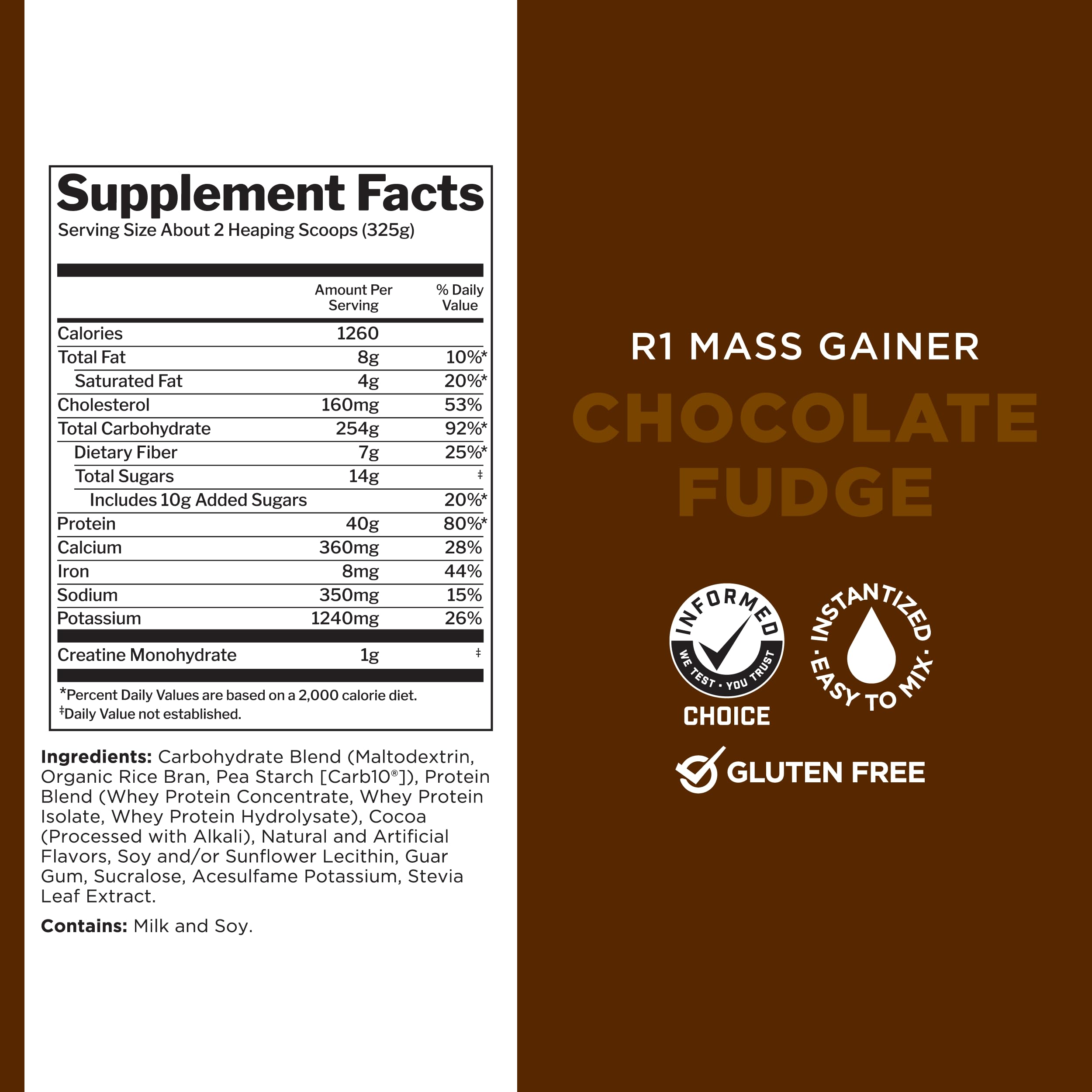 Foto 6 | Dulce De Chocolate Mass Gainer Rule One Proteins  2 7 Kg - Venta Internacional.