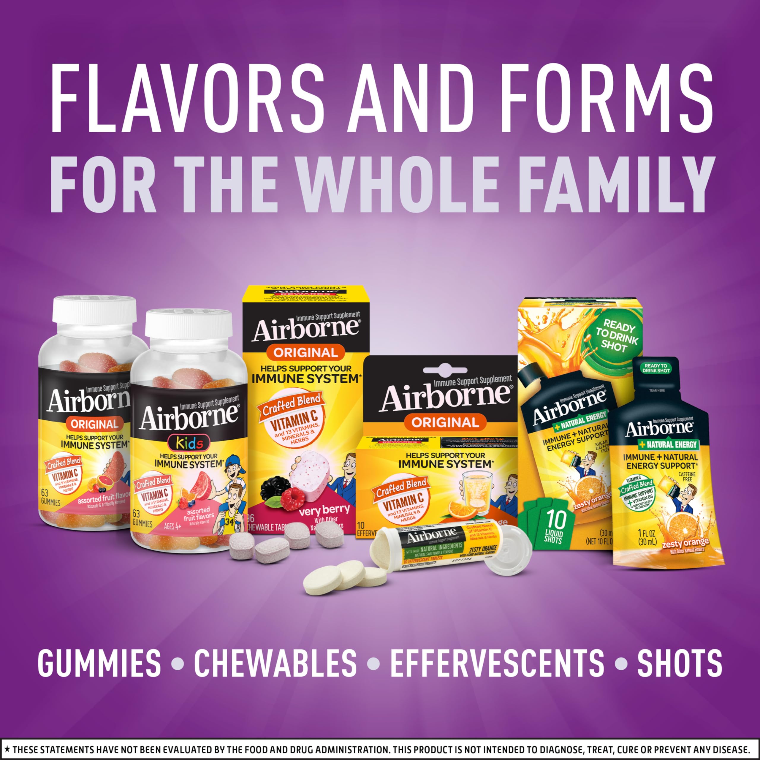 Foto 5 | Tabletas Efervescentes Airborne Elderberry Más Zinc Y Vitamina C - Venta Internacional.