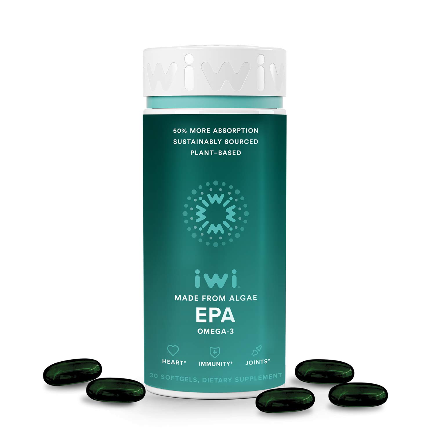 Foto 1 | Cápsulas De Gelatina Blanda De Aceite De Algas De La Epa De Omega-3 De Supplements Iwi Life - Venta Internacional.