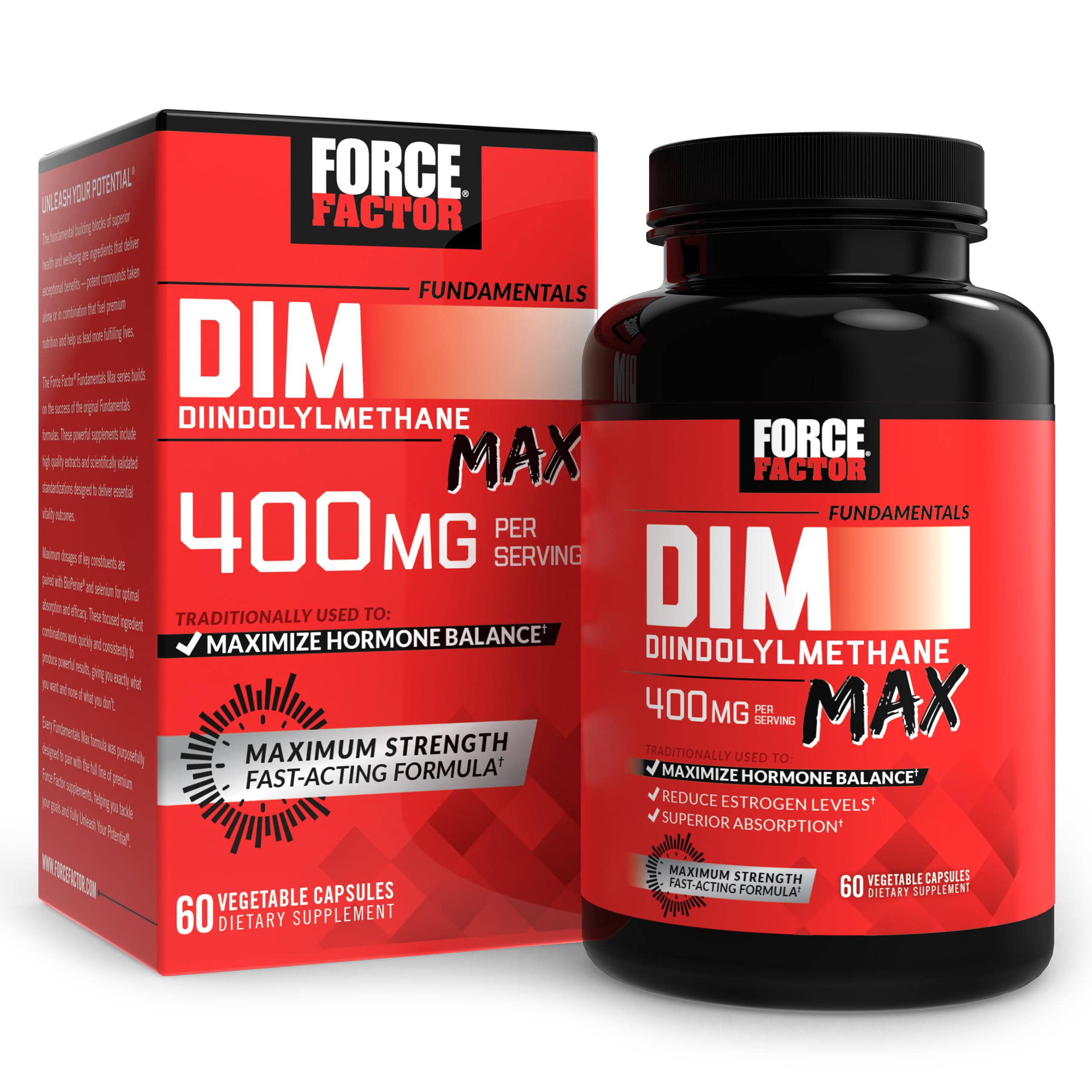 Foto 2 pulgar | Suplemento Force Factor Dim Max 400 Mg 60 Cápsulas - Venta Internacional.