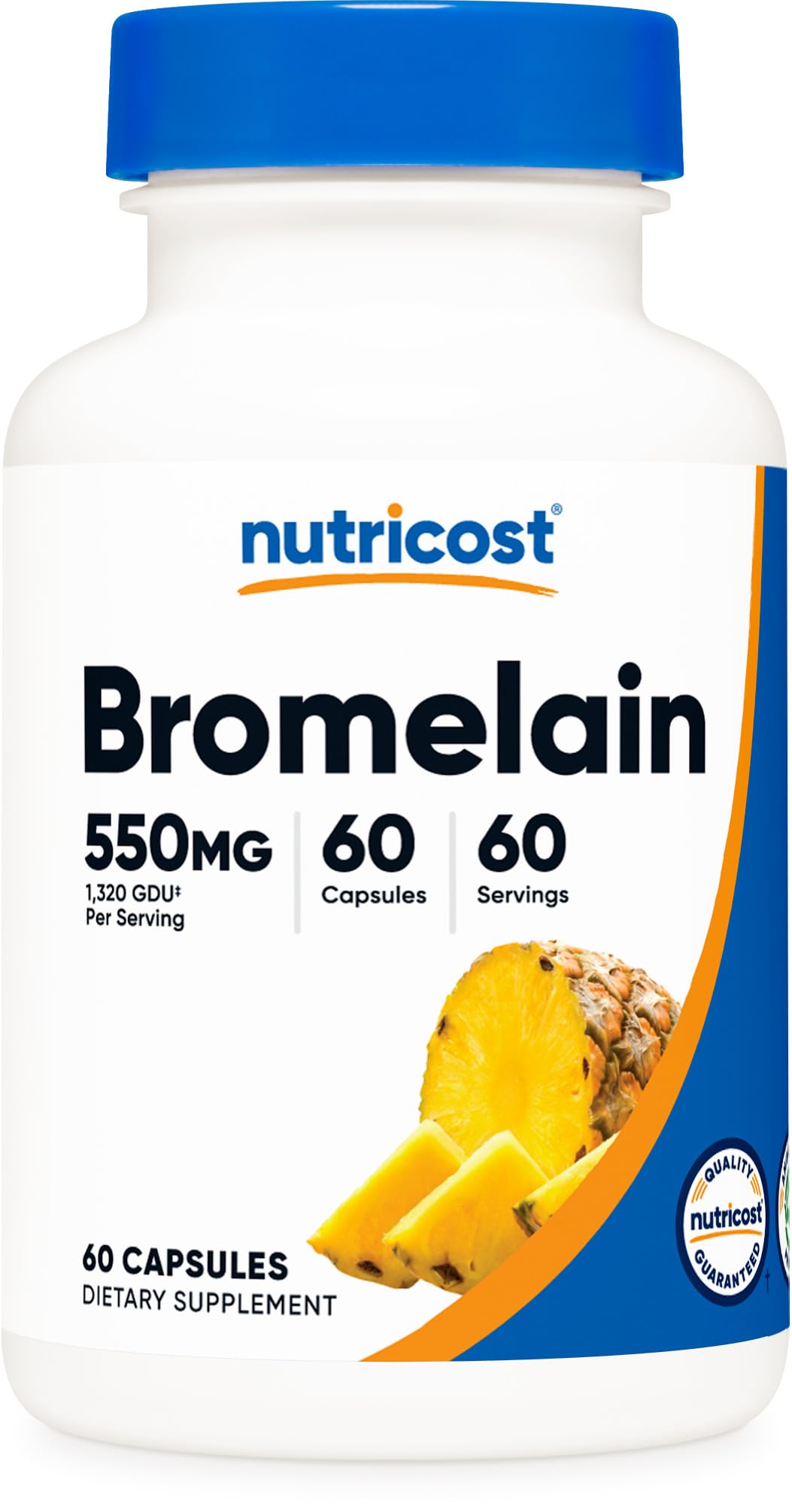 Foto 1 | Suplemento Nutricost En Cápsulas De Bromelina 550 Mg (60 Cápsulas) - Venta Internacional.